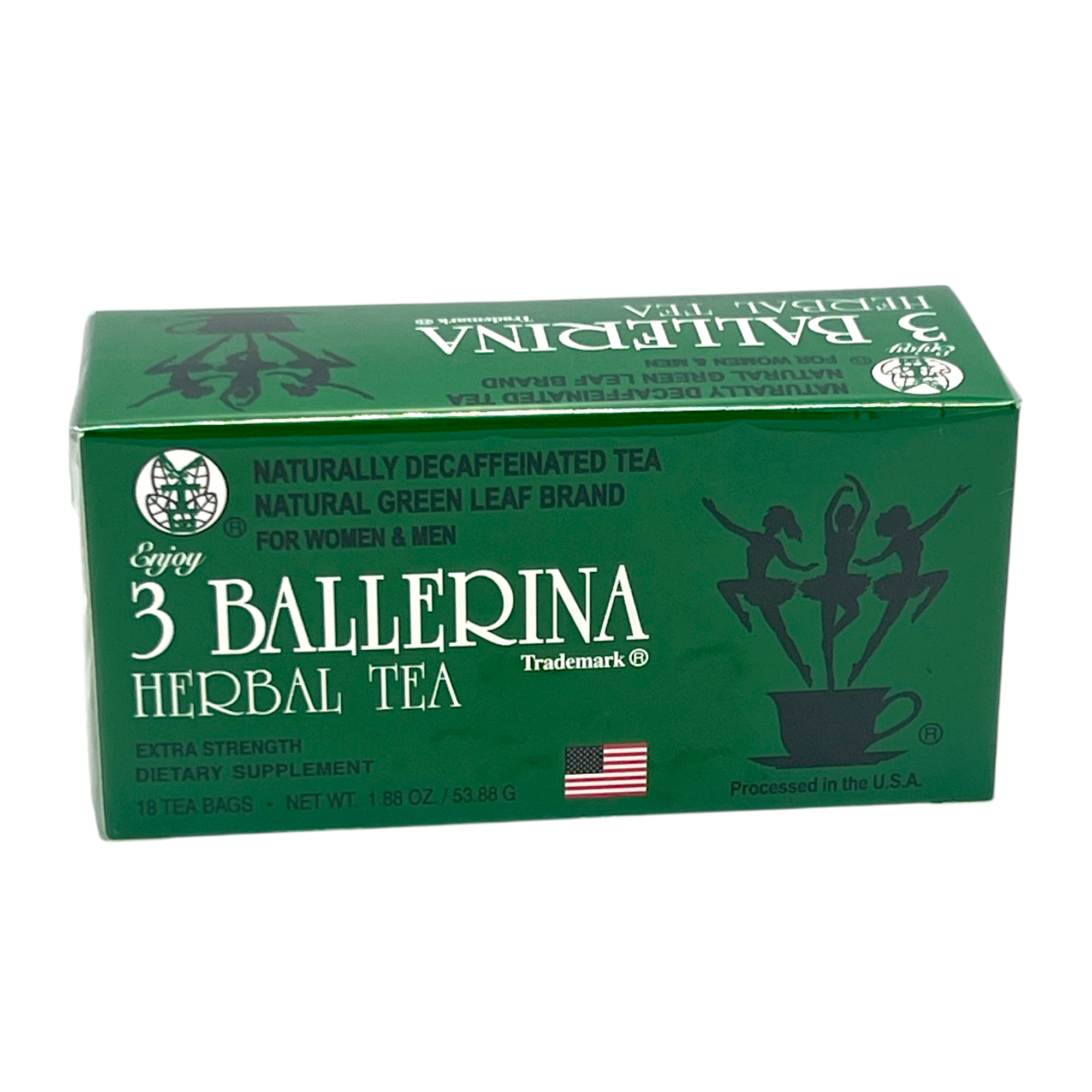 3 Ballerina Herbal Tea (18 Tea Bags) 1.88 Oz