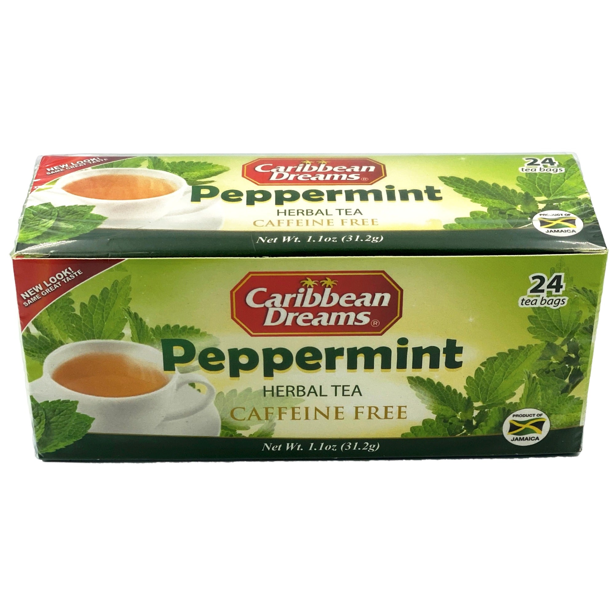 CARIBBEAN DREAMS PEPPERMINT TEA 24 TEA BAGS 31.2 G (1.1OZ)