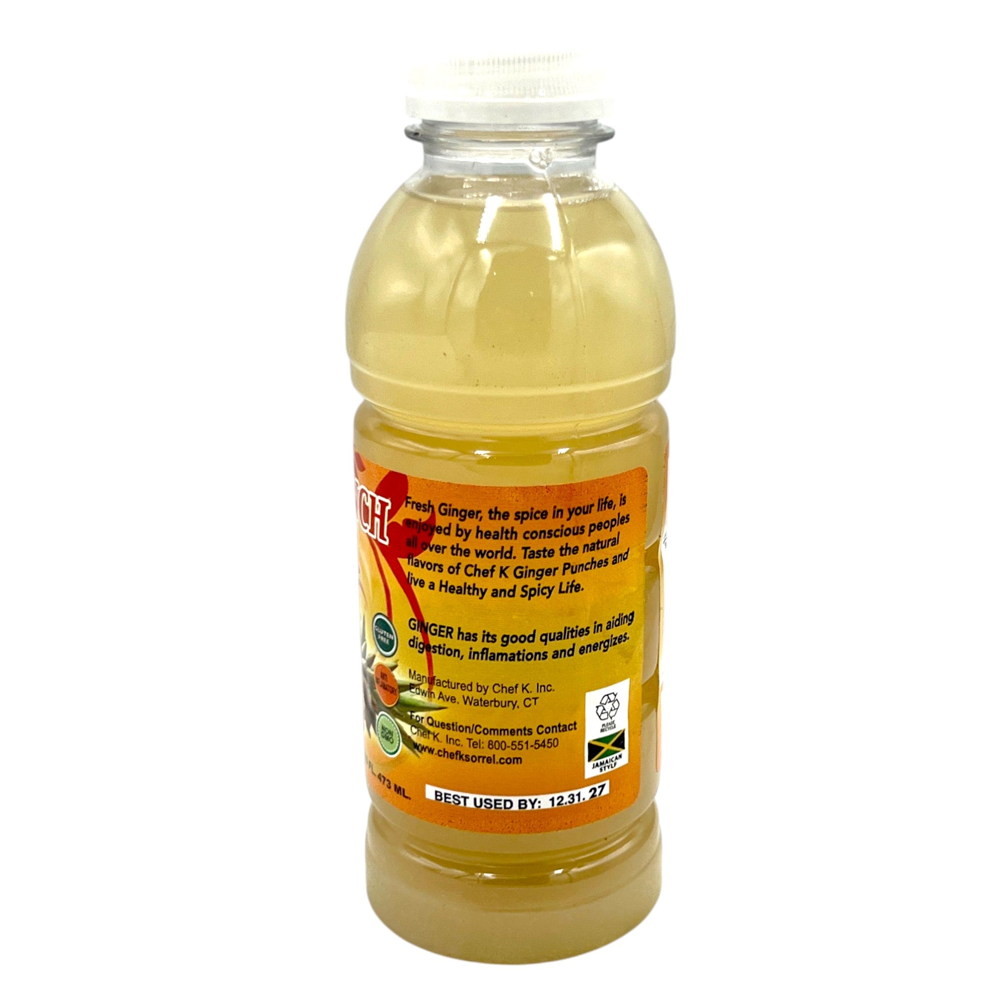 Chef K Ginger Punch With Pineapple
