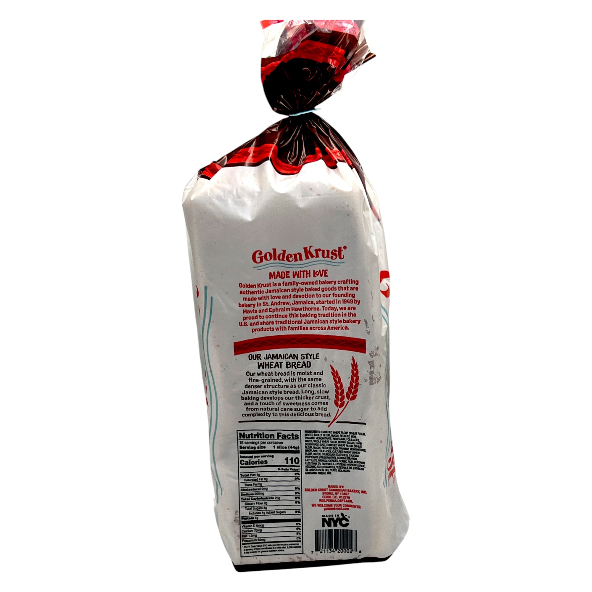 Golden Krust Whole Wheat Bread 28 Oz