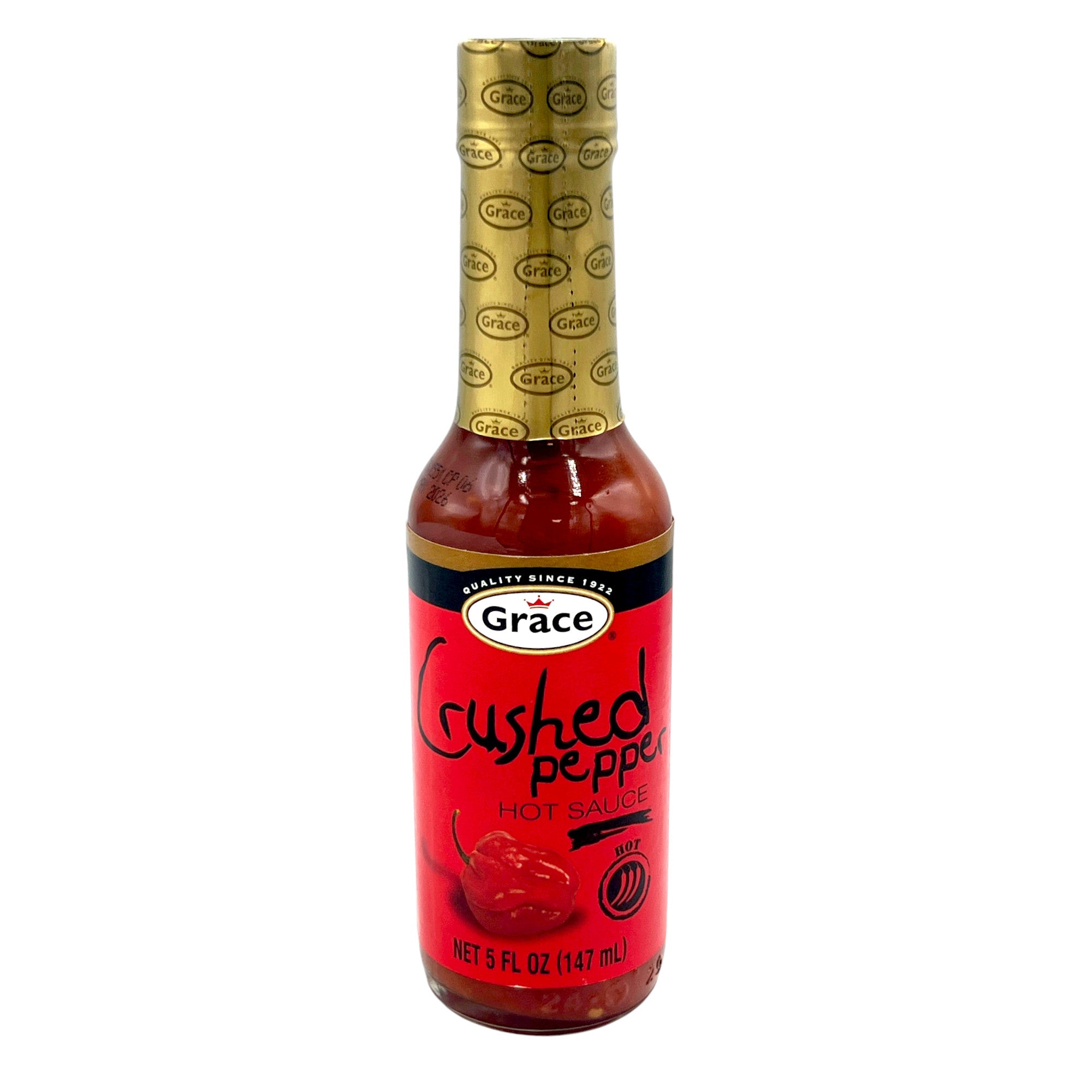 Grace Crushed Pepper Hot Sauce 4.8 Fl Oz.