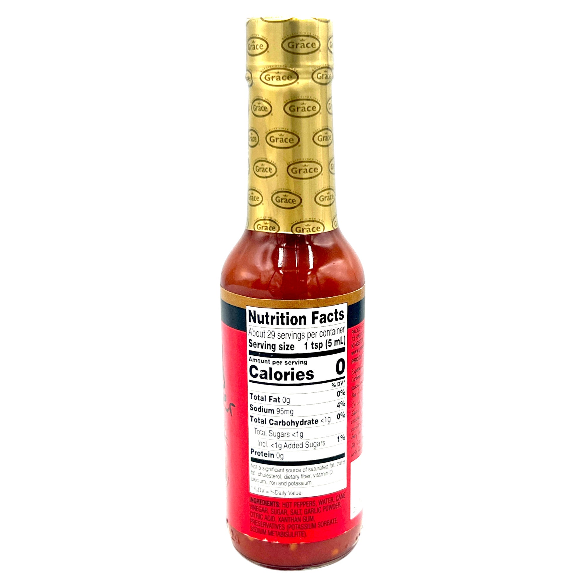 Grace Crushed Pepper Hot Sauce 4.8 Fl Oz.