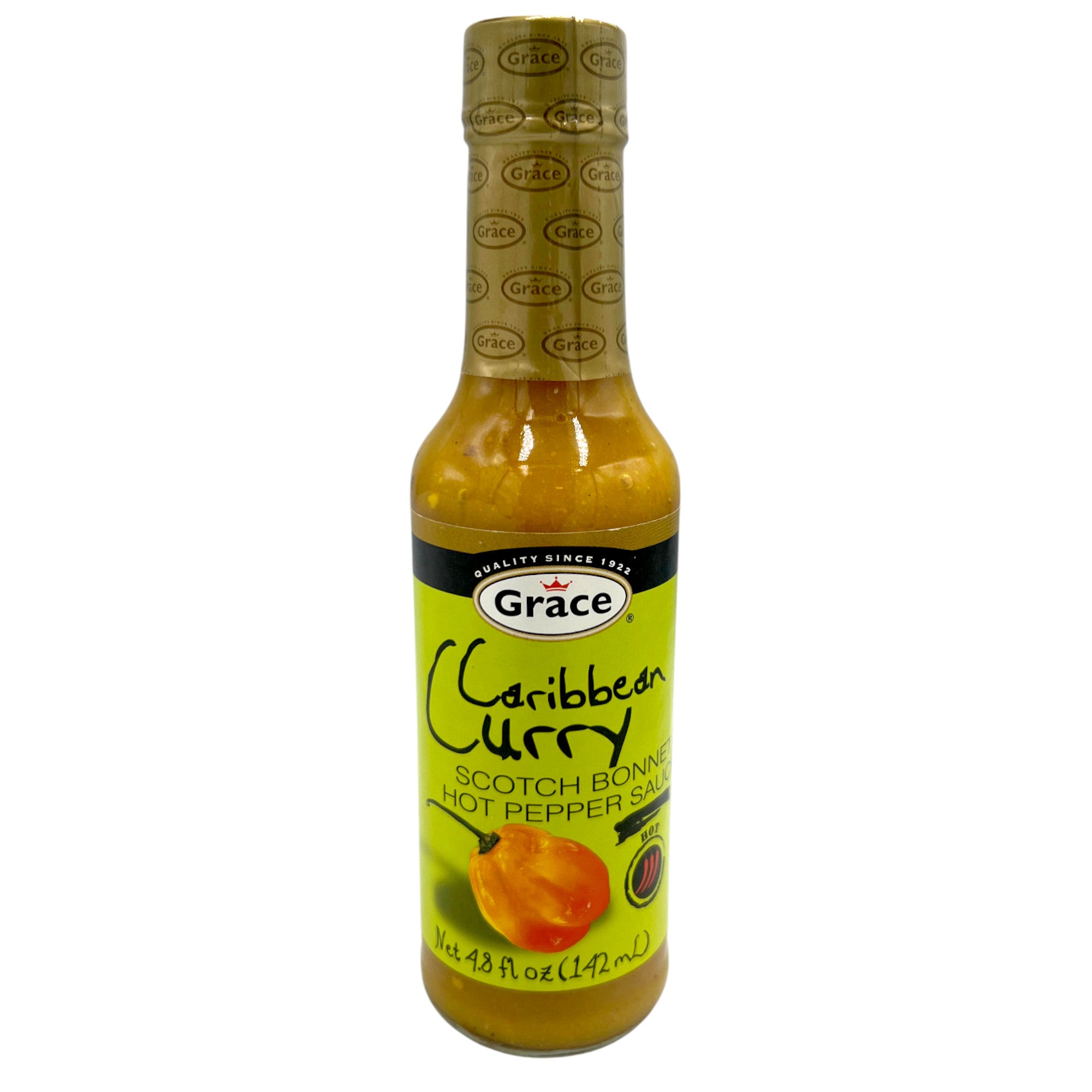 Grace Curry Scotch Bonnet Pepper Sauce 5 Oz