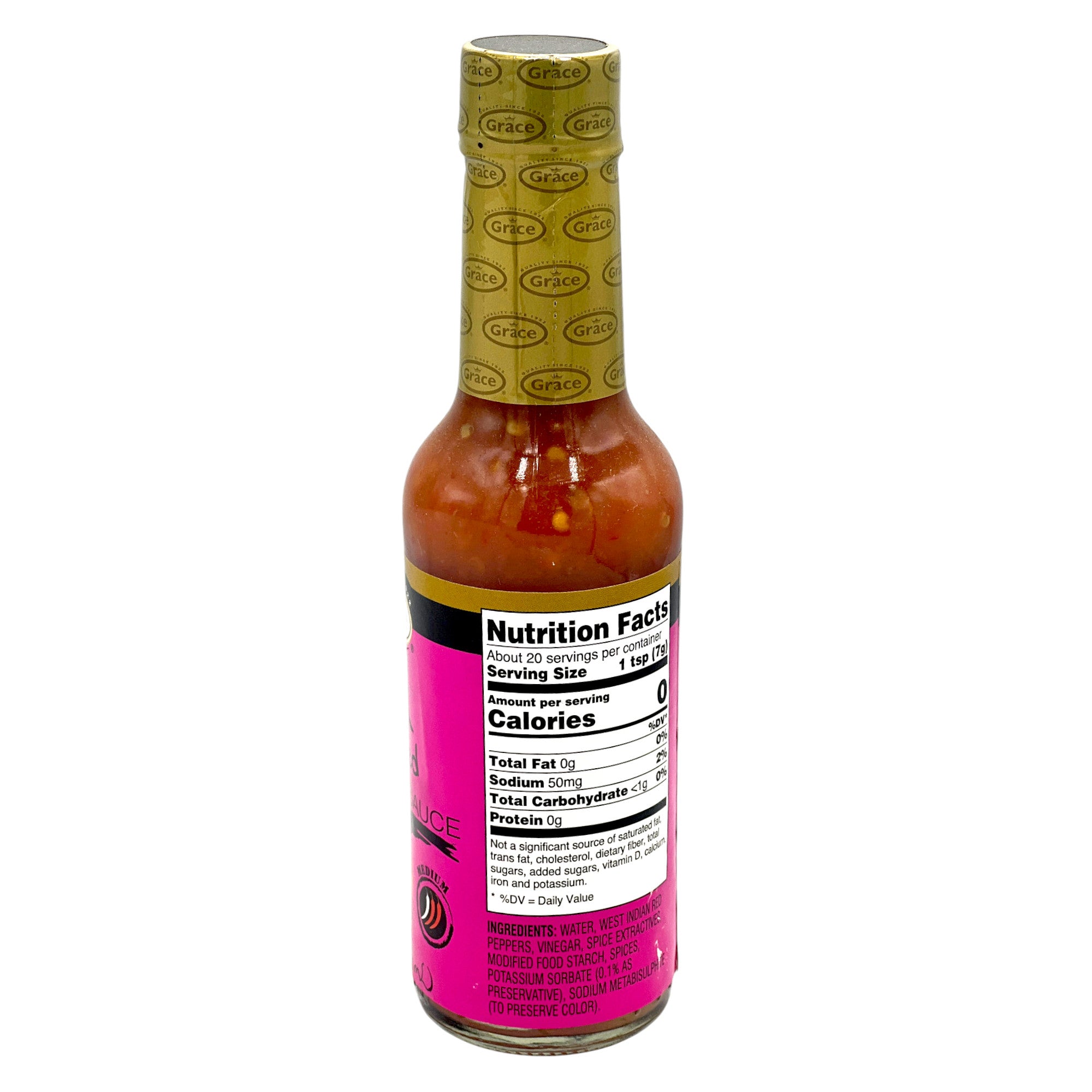 Grace Jerk Flavored Hot Pepper Sauce 4.8 Oz