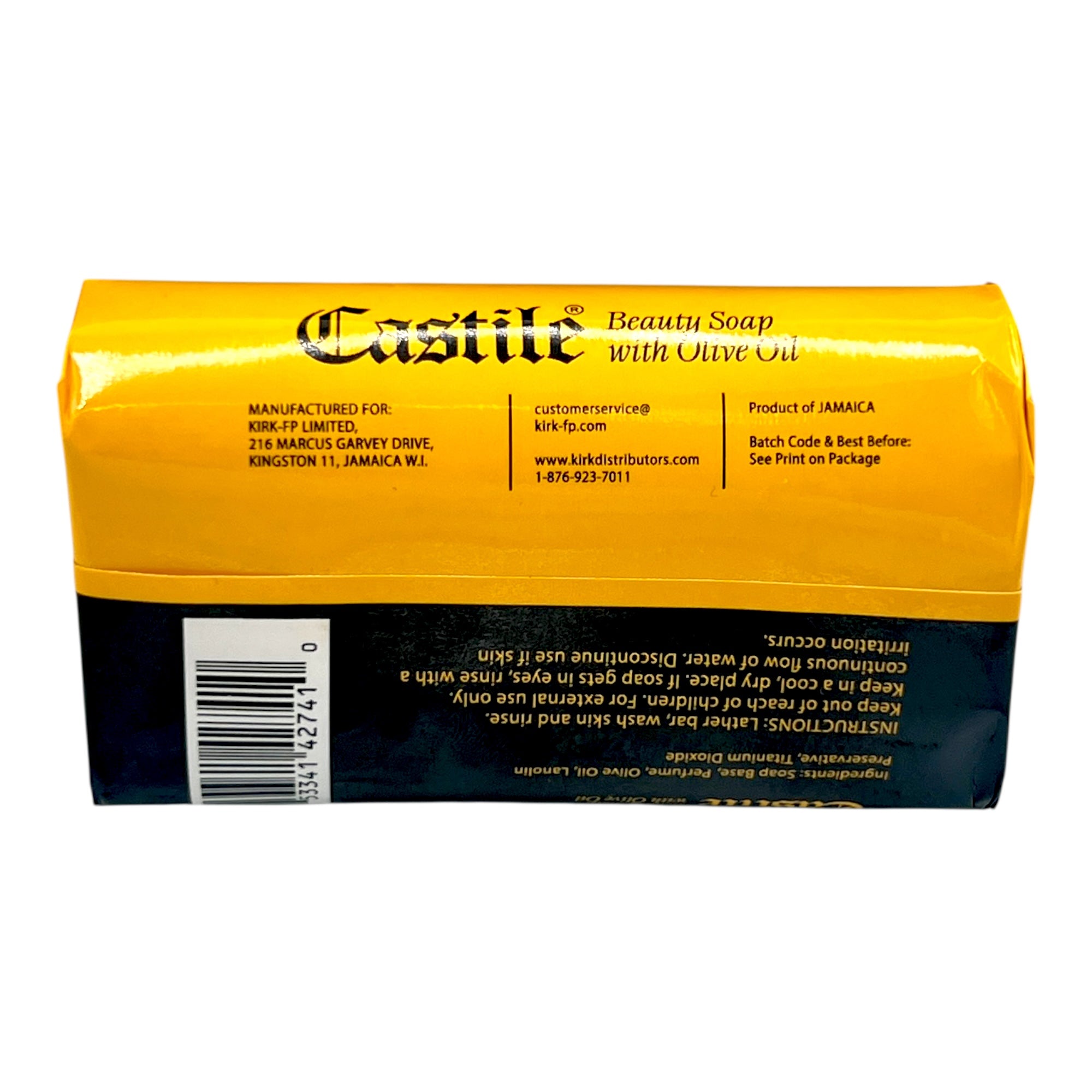 Castile Soap With Olive Oil 3.9 Oz