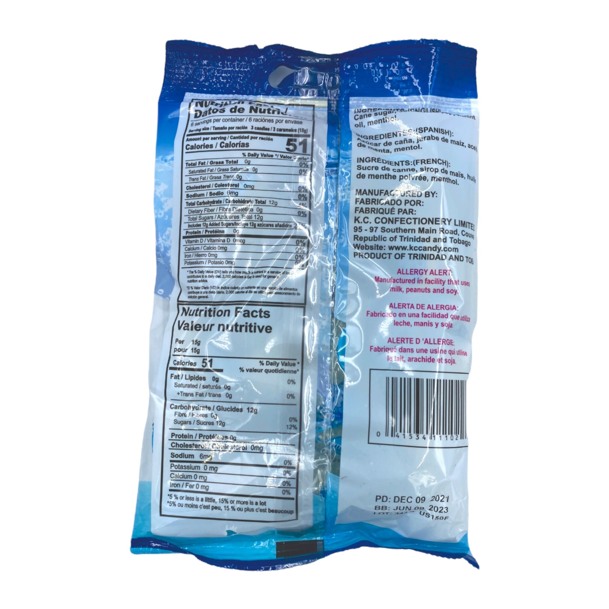 KC CLEAR MINTS 3.2 OZ (90g)