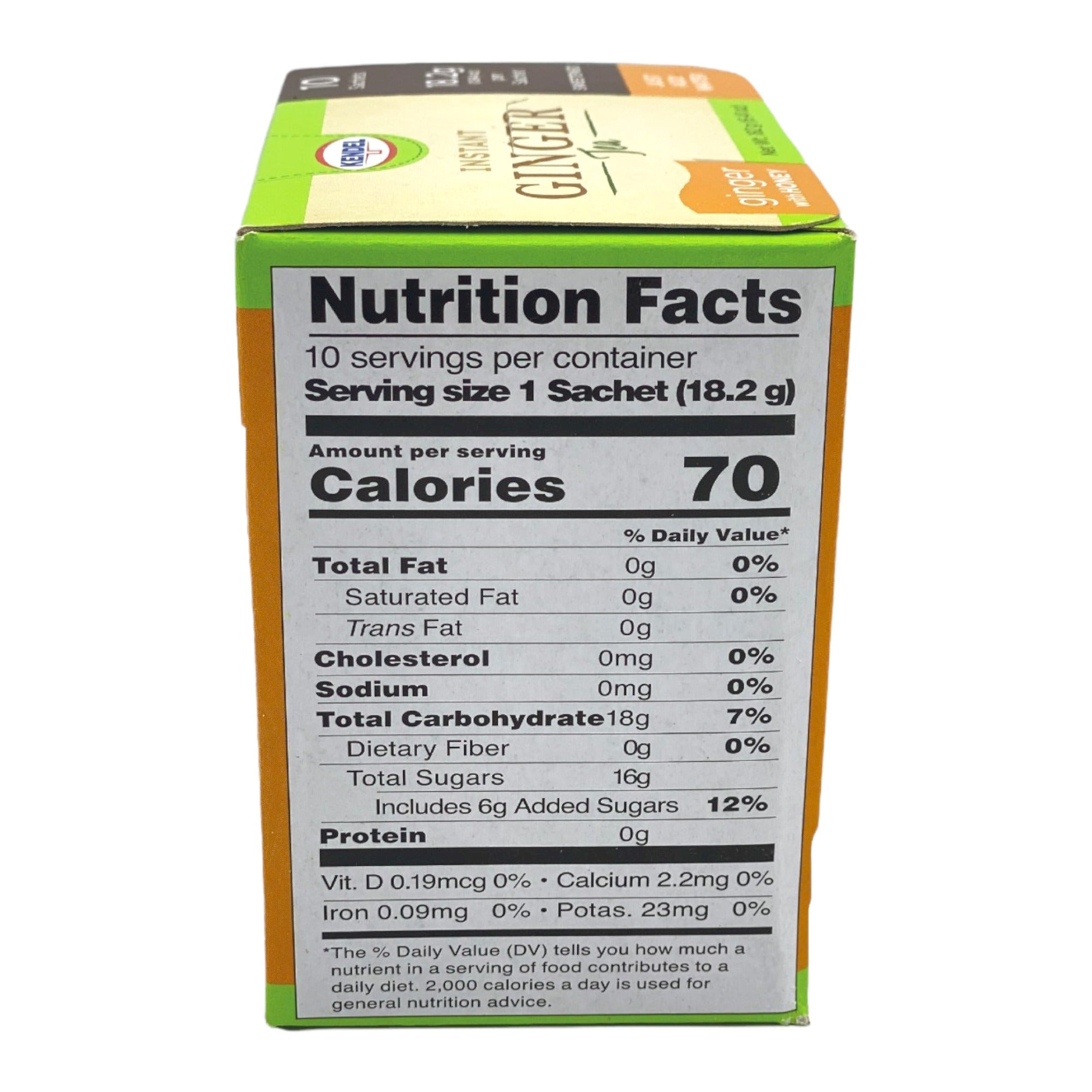 KENDEL INSTANT GINGER TEA 6.41 OZ