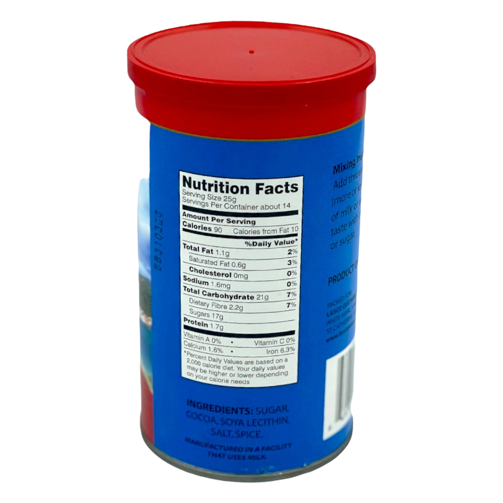 LASCO INSTANT CHOCOLATE MIX WITH NUTMEG 12 OZ (340G)