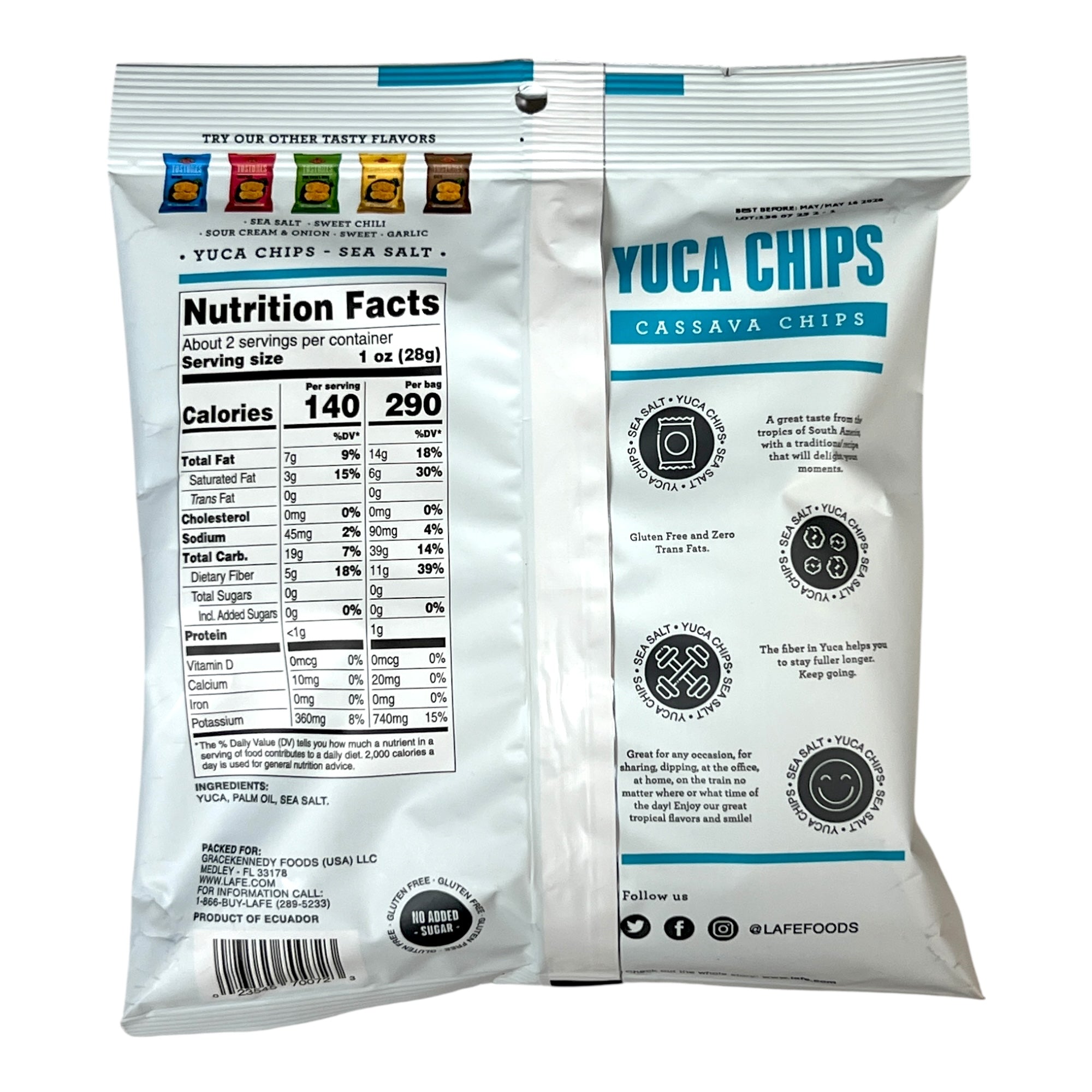 La Fe Cassava Chips 2 Oz