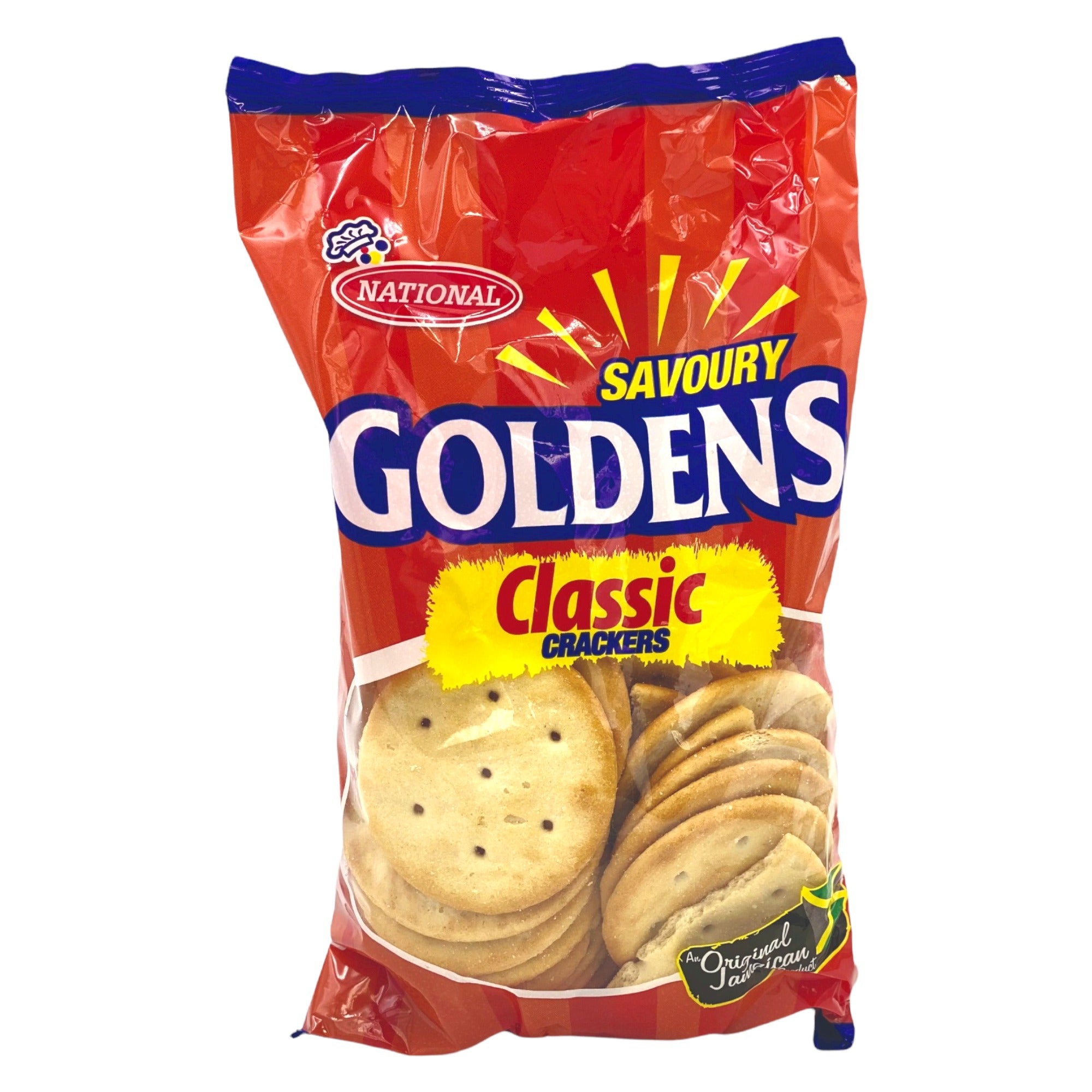 NATIONAL SAVOURY GOLDEN CRACKERS 112G