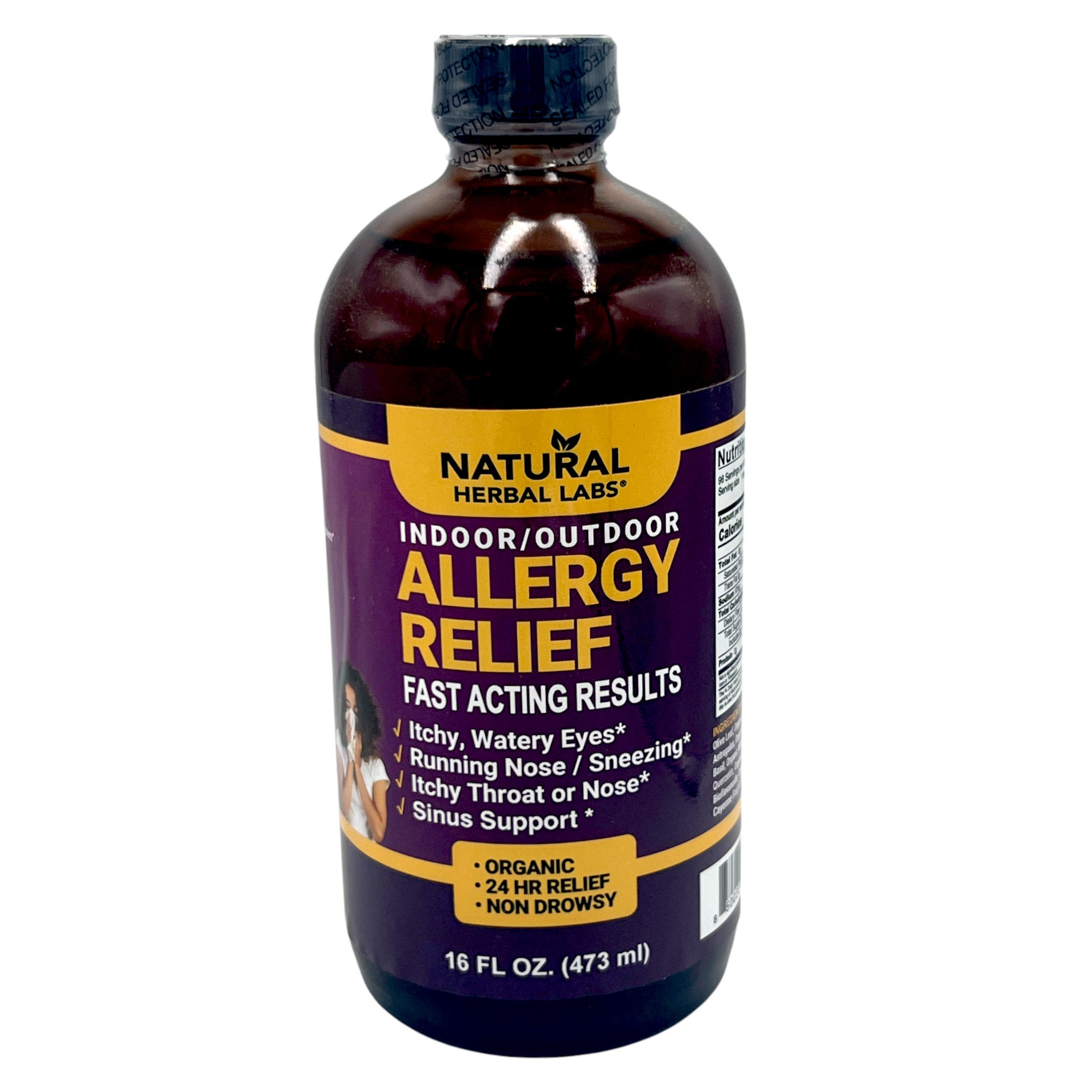 Natural Herbal Labs Allergy Relief 16 Fl Oz.