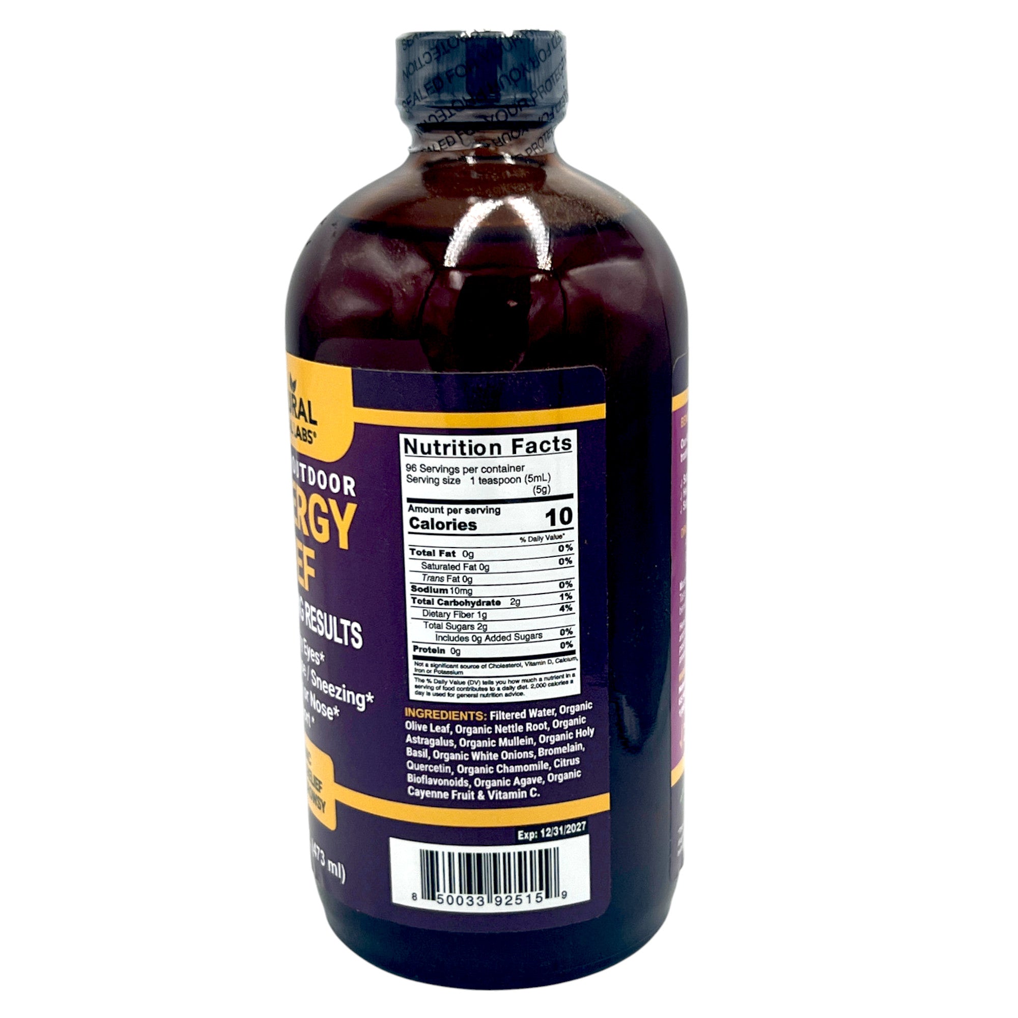 Natural Herbal Labs Allergy Relief 16 Fl Oz.