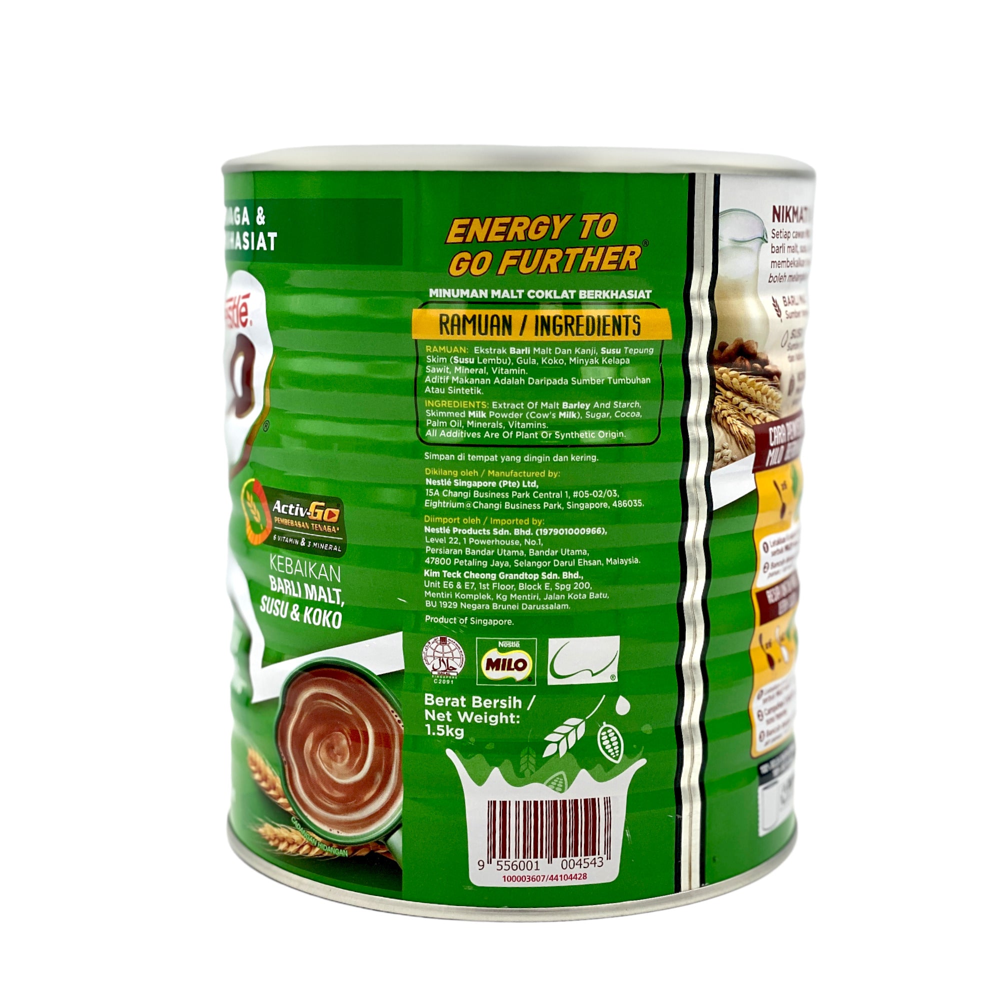 NESTLE MILO 1.5 KG