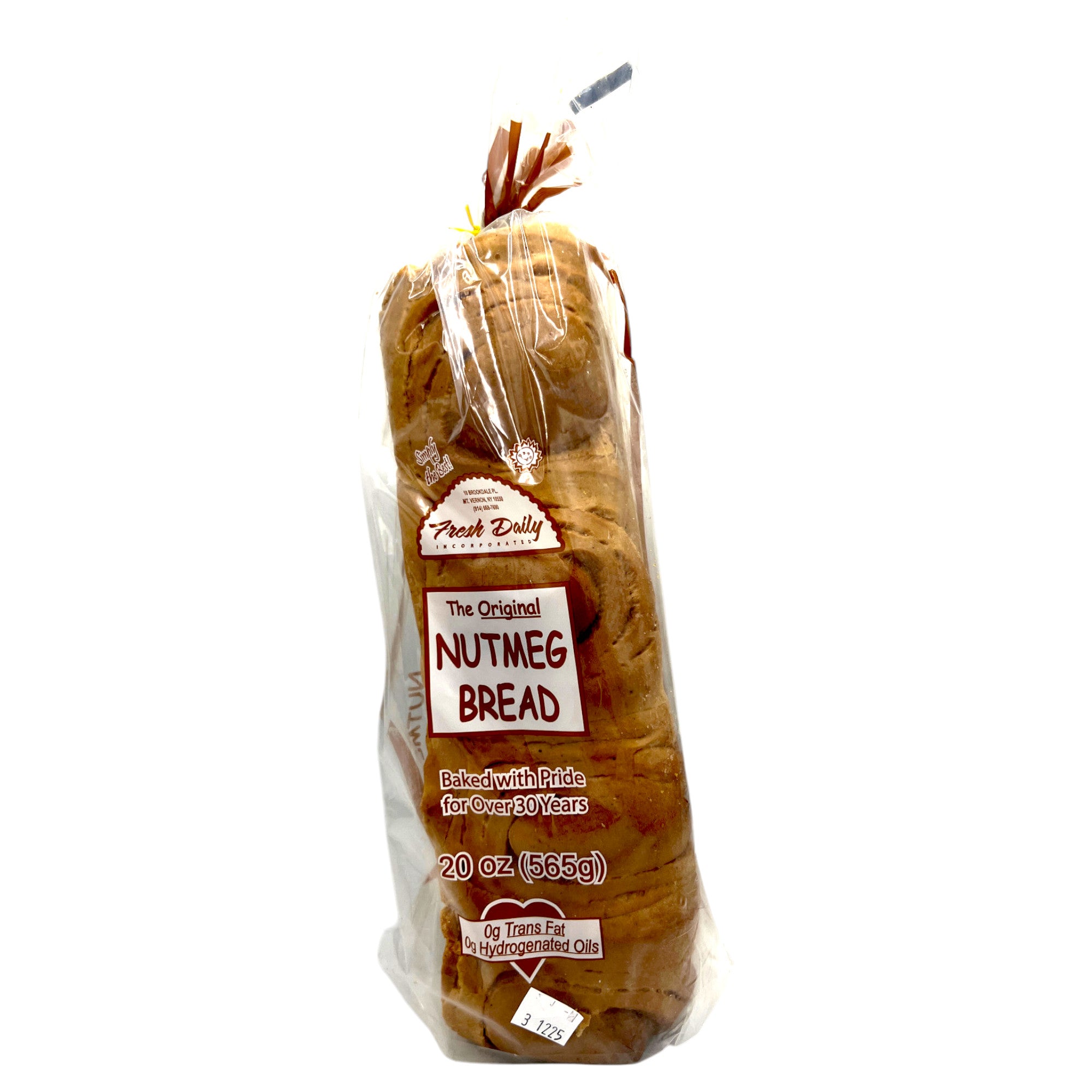 FRESH DAILY NUTMEG BREAD 20 OZ.