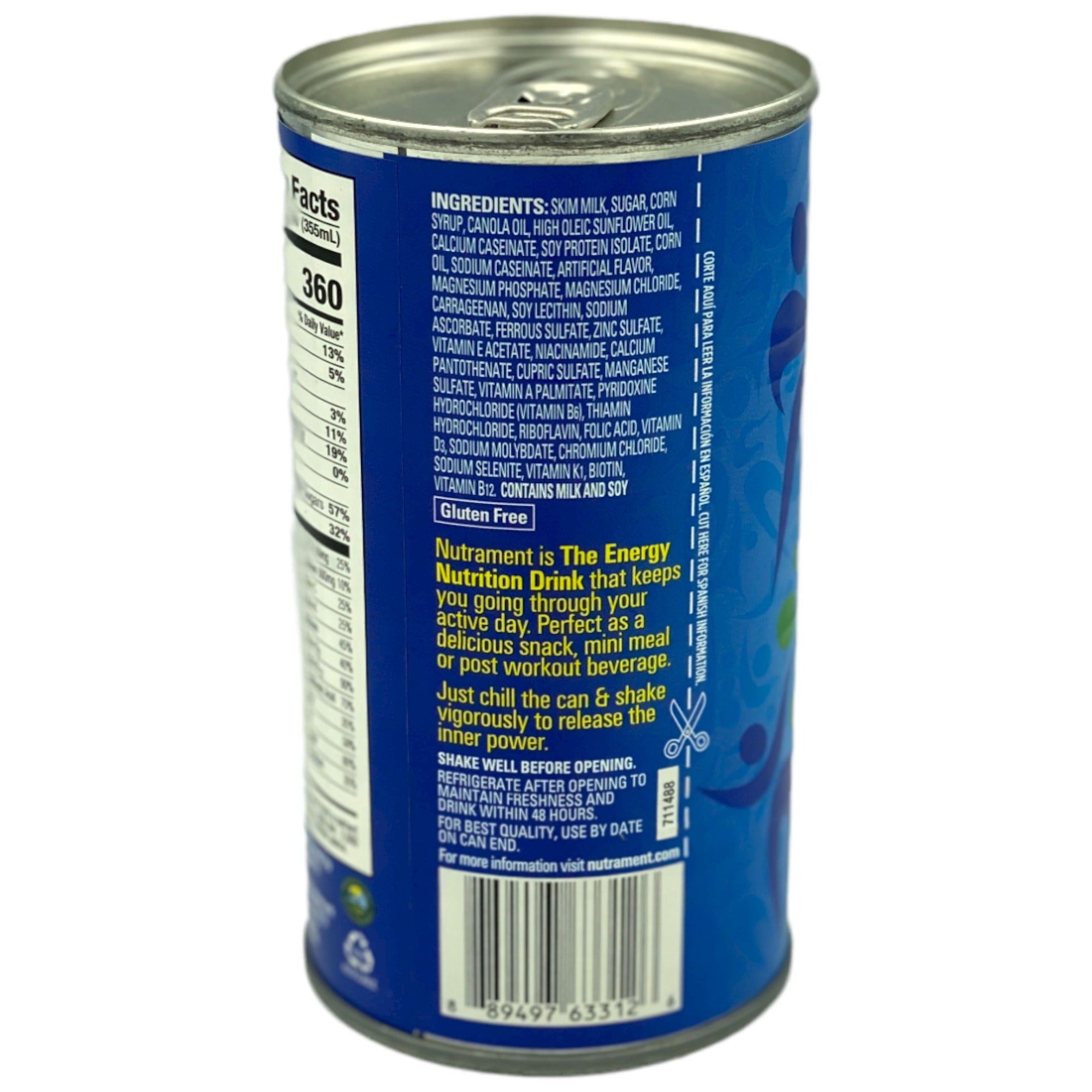 NUTRAMENT VANILLA 11 FL OZ Ingredients and product description