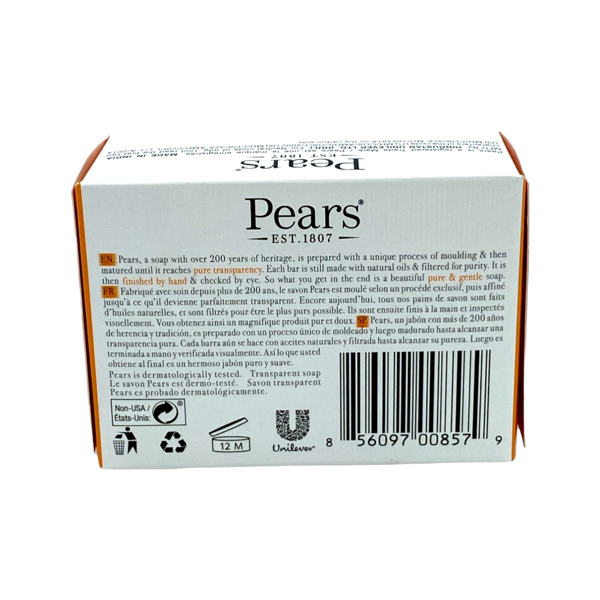 PEARS BATH SOAP 4.4 OZ