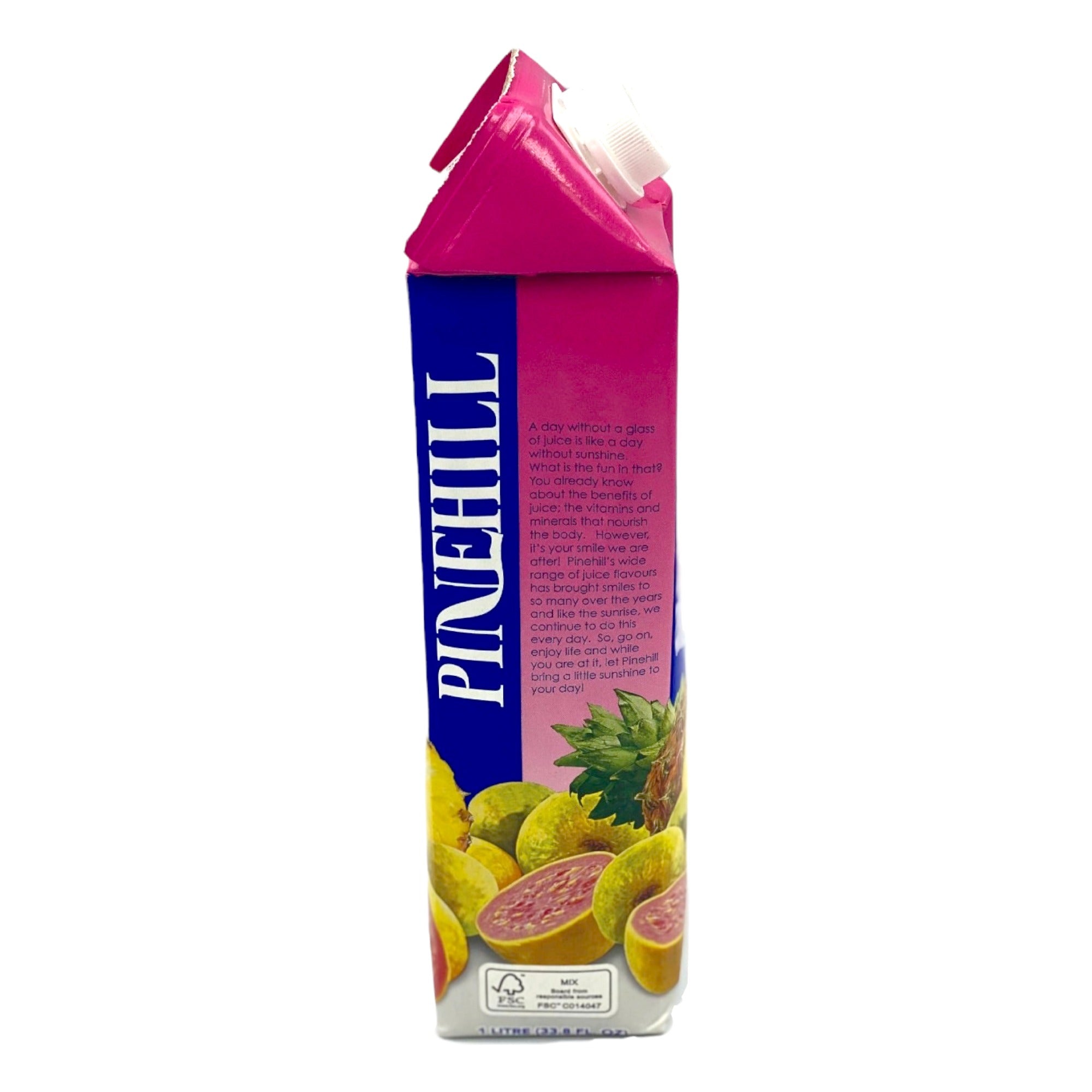 PINEHILL GUAVA PINEAPPLE DRNK 1 LITRE (33.8 OZ)