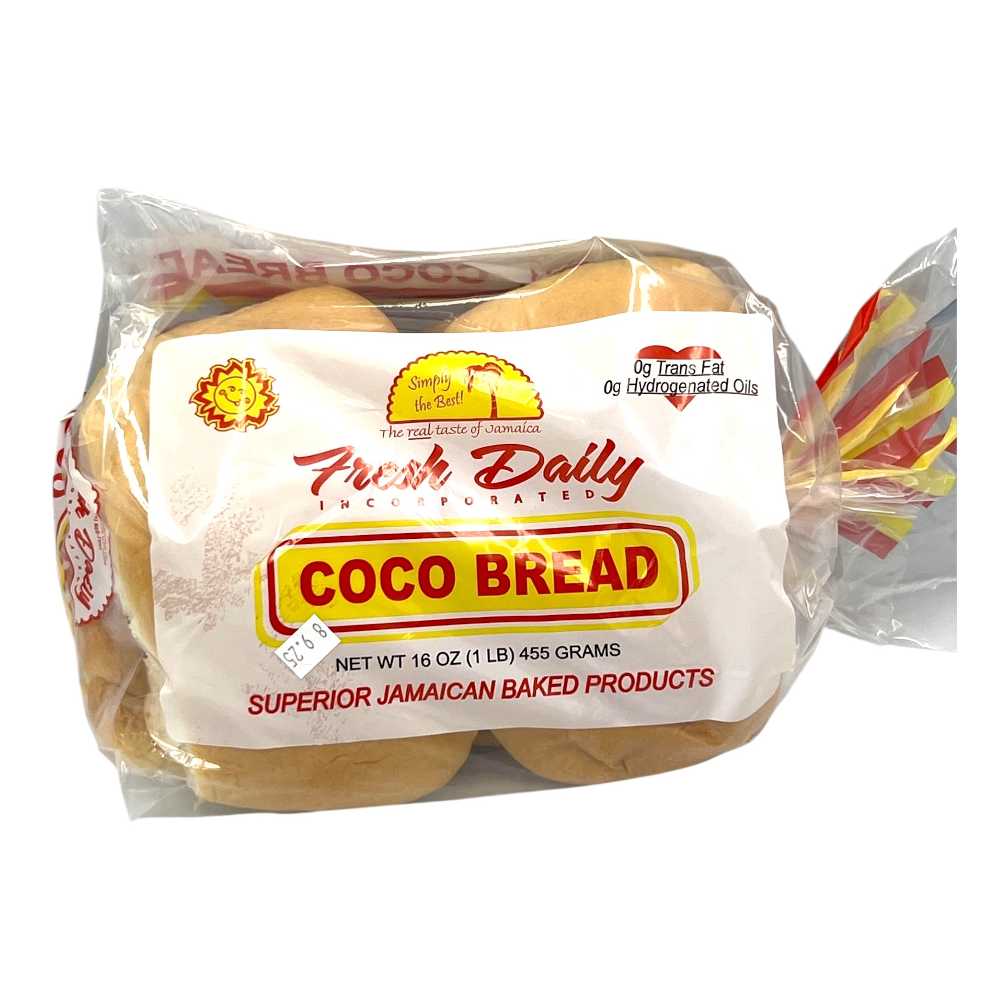 Fresh Daily Coco Bread (4 Pack) 16 Oz