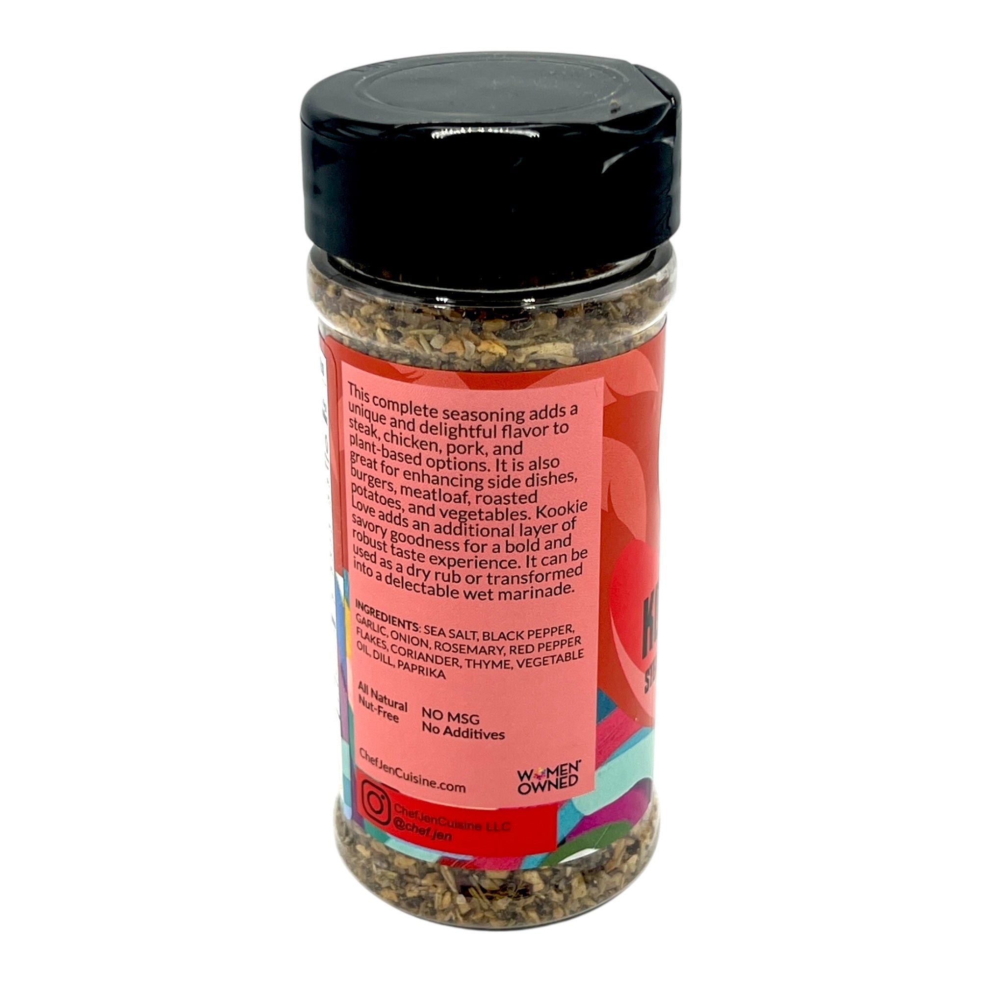 Chef Jen Cuisine Kookie Love Seasoning 5 Oz
