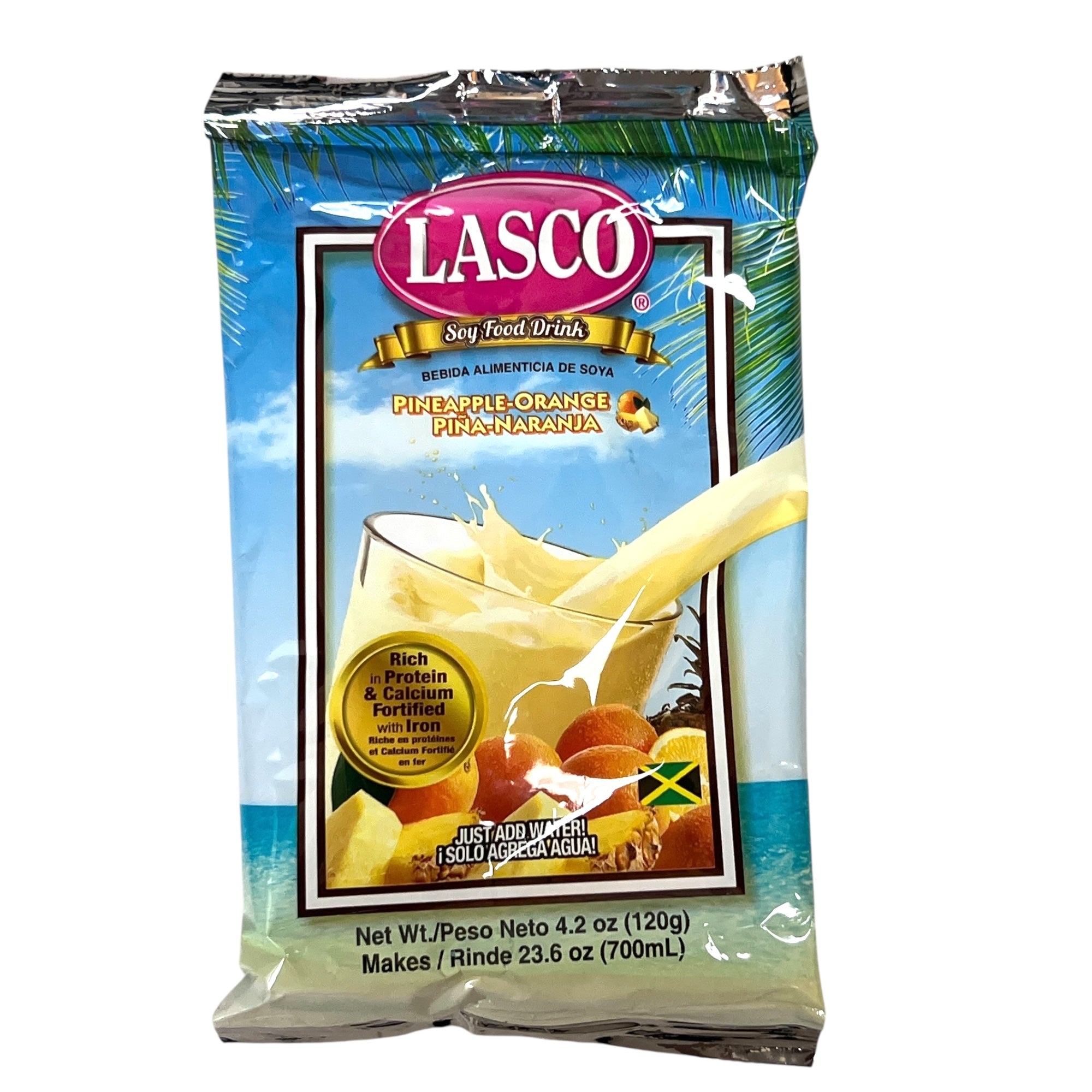 Lasco Pineapple-Orange Food Drink Mix 4.2 Oz (120 G)