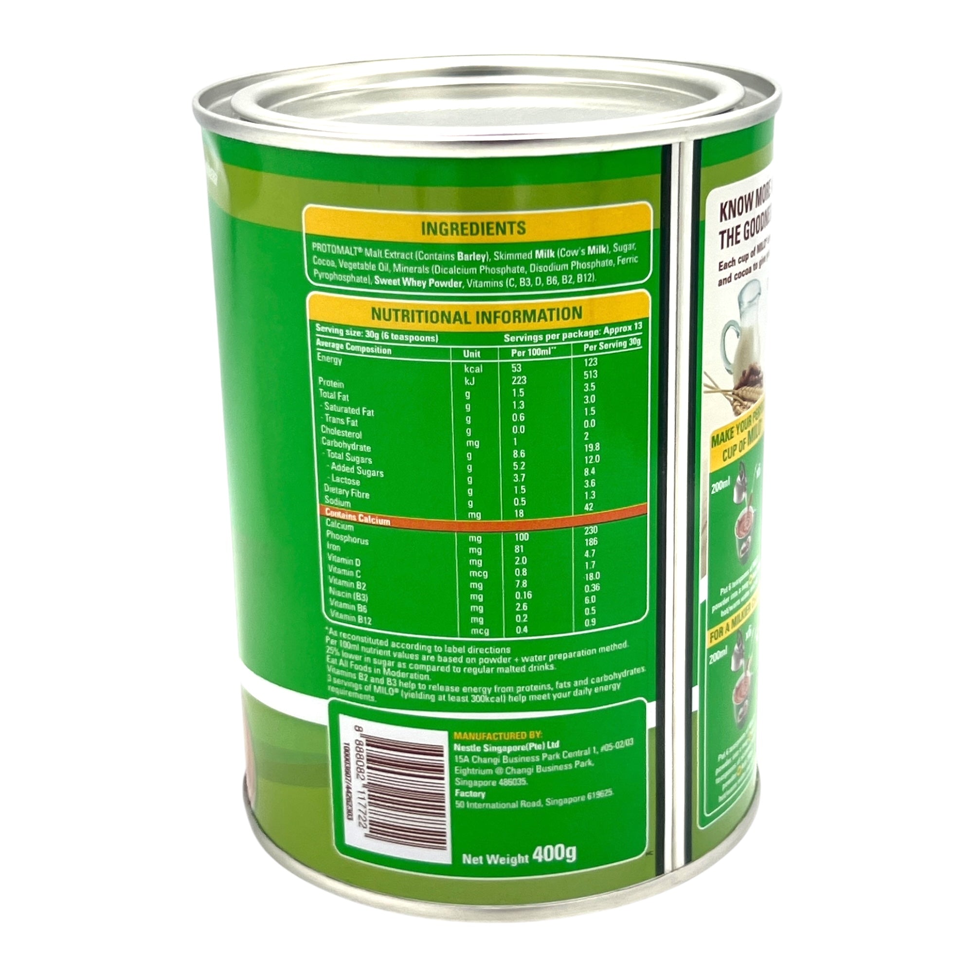 Nestle Milo 400 G.