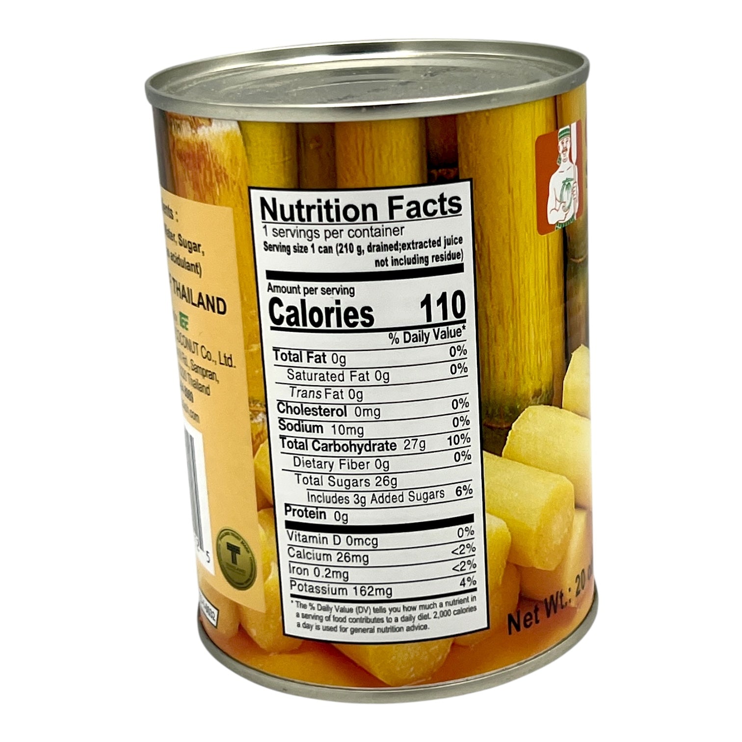 Chaokoh Sugar Cane In Syrup 28 Oz.