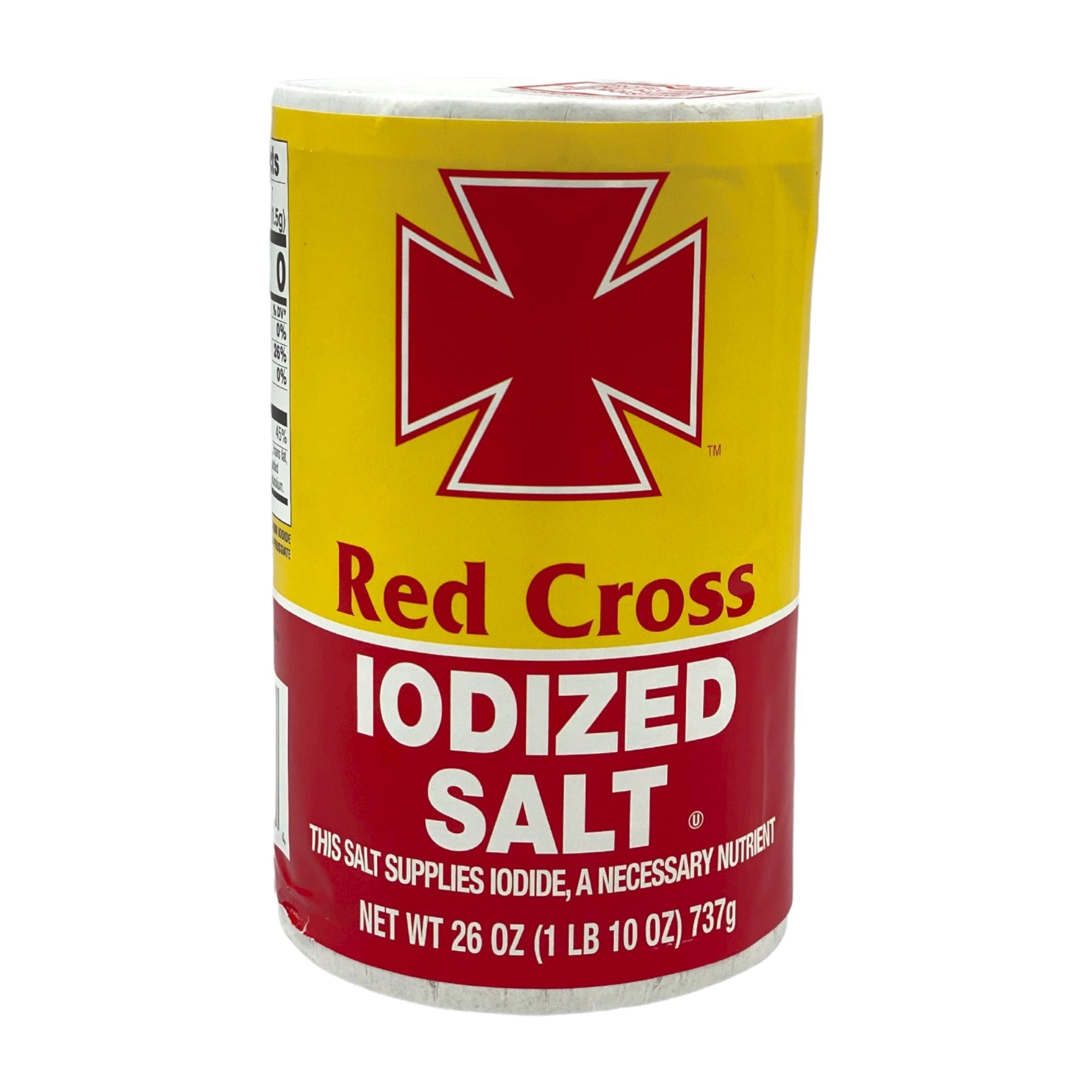 RED CROSS IODIZED SALT 26 OZ.