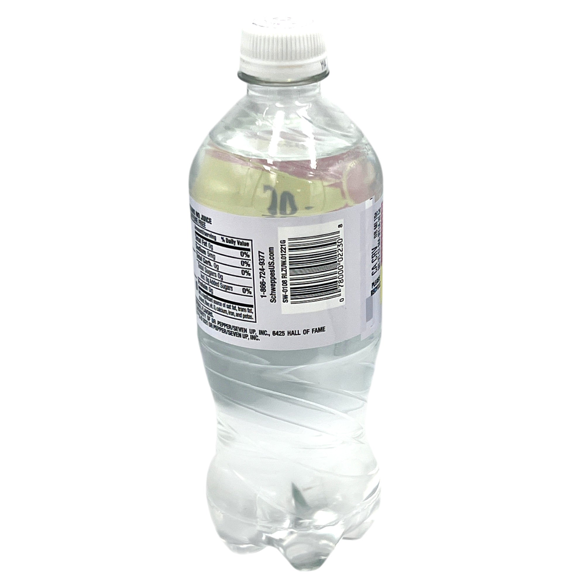 Schweppes Sparkling Raspberry Lime Seltzer Water 20 Fl Oz (591 Ml)