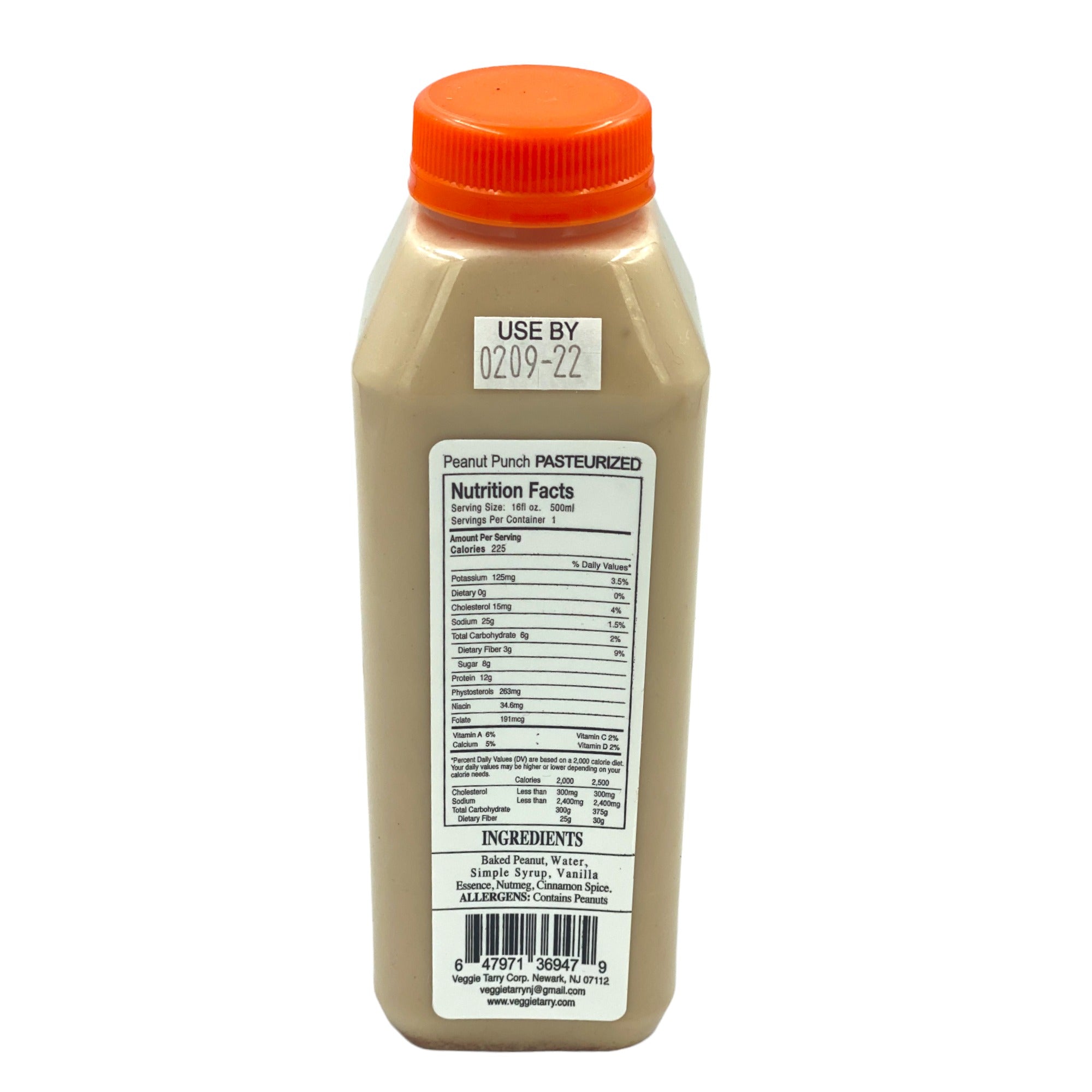VEGGIE-TARRY PEANUT PUNCH 16 FL OZ