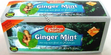 CARIBBEAN DREAMS GINGER MINT TEA (24 BAGS) 

CARIBBEAN DREAMS GINGER MINT TEA (24 BAGS): available at Sam's Caribbean Marketplace, the Caribbean Superstore for the widest variety of Caribbean food, CDs, DVDs, and Jamaican Black Castor Oil (JBCO). 