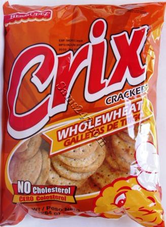 CRIX WHOLE WHEAT CRACKERS 

CRIX WHOLE WHEAT CRACKERS: available at Sam's Caribbean Marketplace, the Caribbean Superstore for the widest variety of Caribbean food, CDs, DVDs, and Jamaican Black Castor Oil (JBCO). 