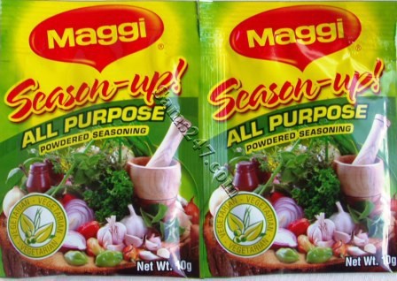 MAGGI SEASON-UP! ALL PURPOSE POWDERED SEASONING 10g 

MAGGI SEASON-UP! ALL PURPOSE POWDERED SEASONING 10g: available at Sam's Caribbean Marketplace, the Caribbean Superstore for the widest variety of Caribbean food, CDs, DVDs, and Jamaican Black Castor Oil (JBCO). 