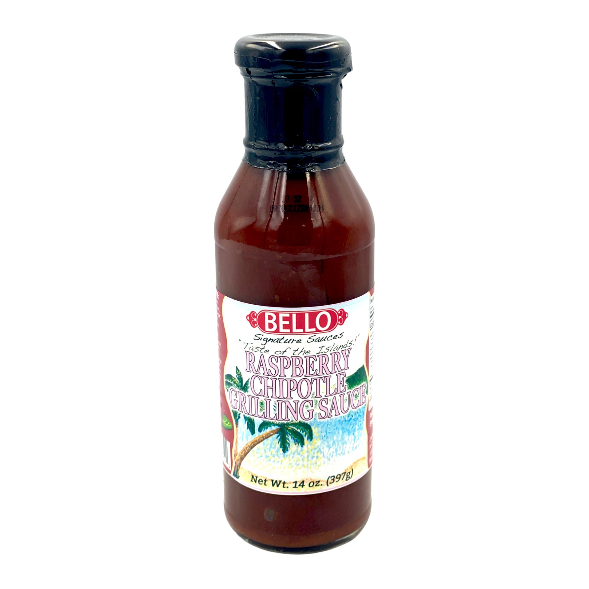 BELLO RASPBERRY CHIPOTLE GRILLING SAUCE 14 OZ.