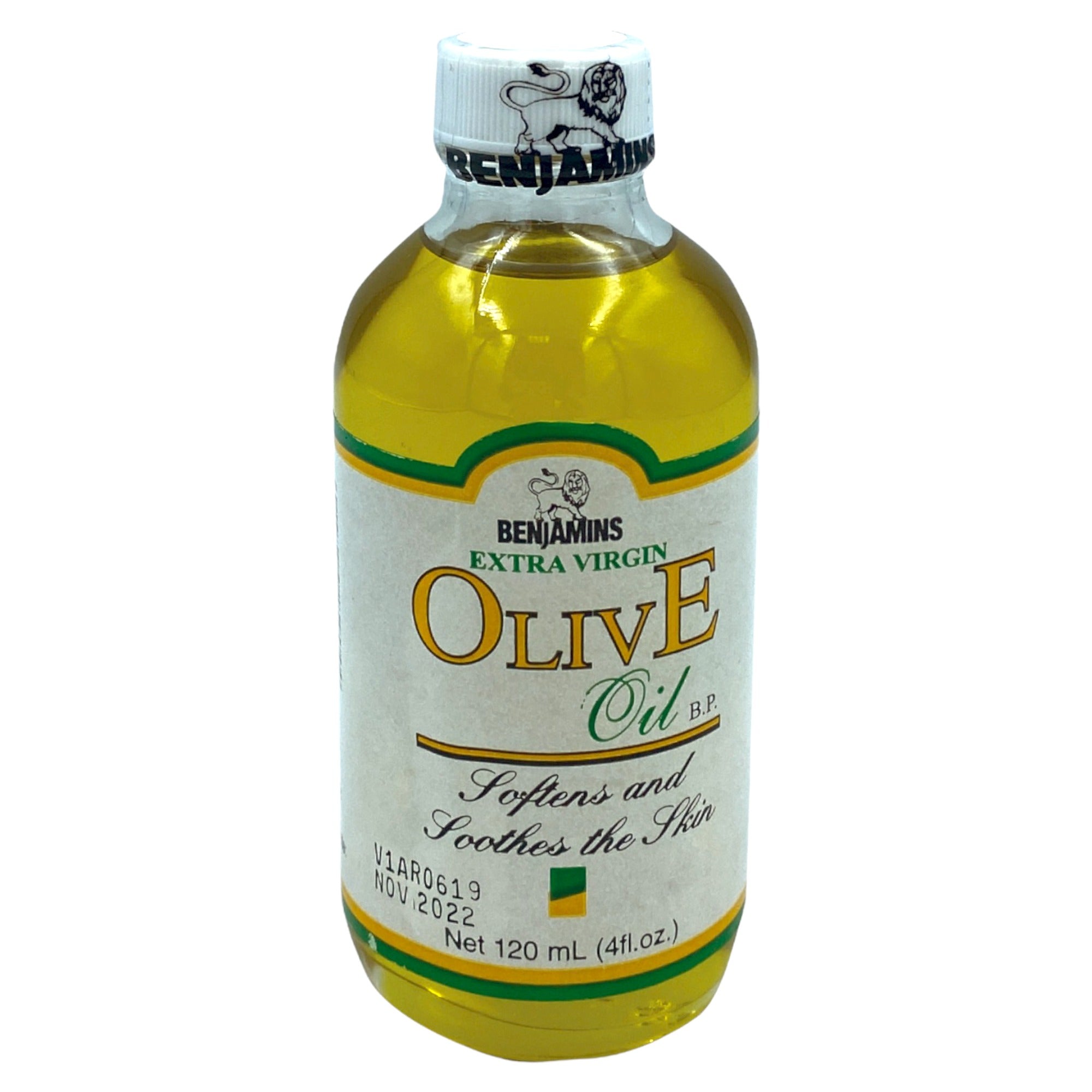 BENJAMINS OLIVE OIL 4 OZ (120 ML)