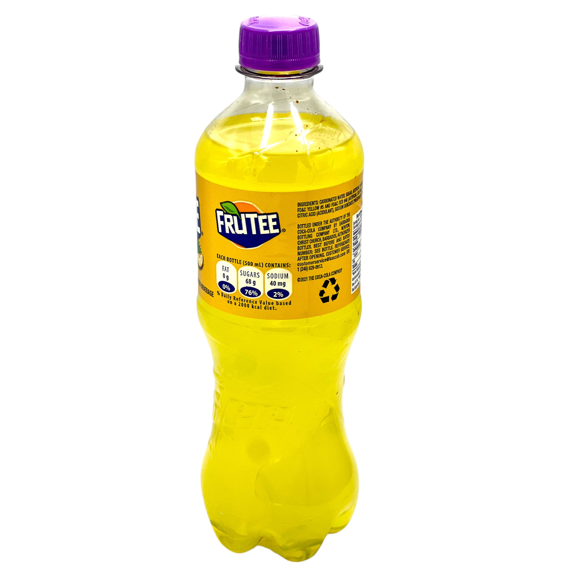 Frutee Pineapple Soda 16.9 Oz