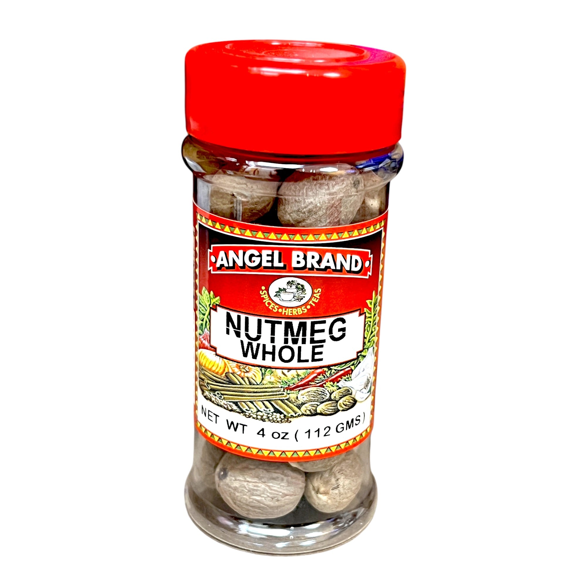 Angel Brand Nutmeg (Whole) 4 Oz