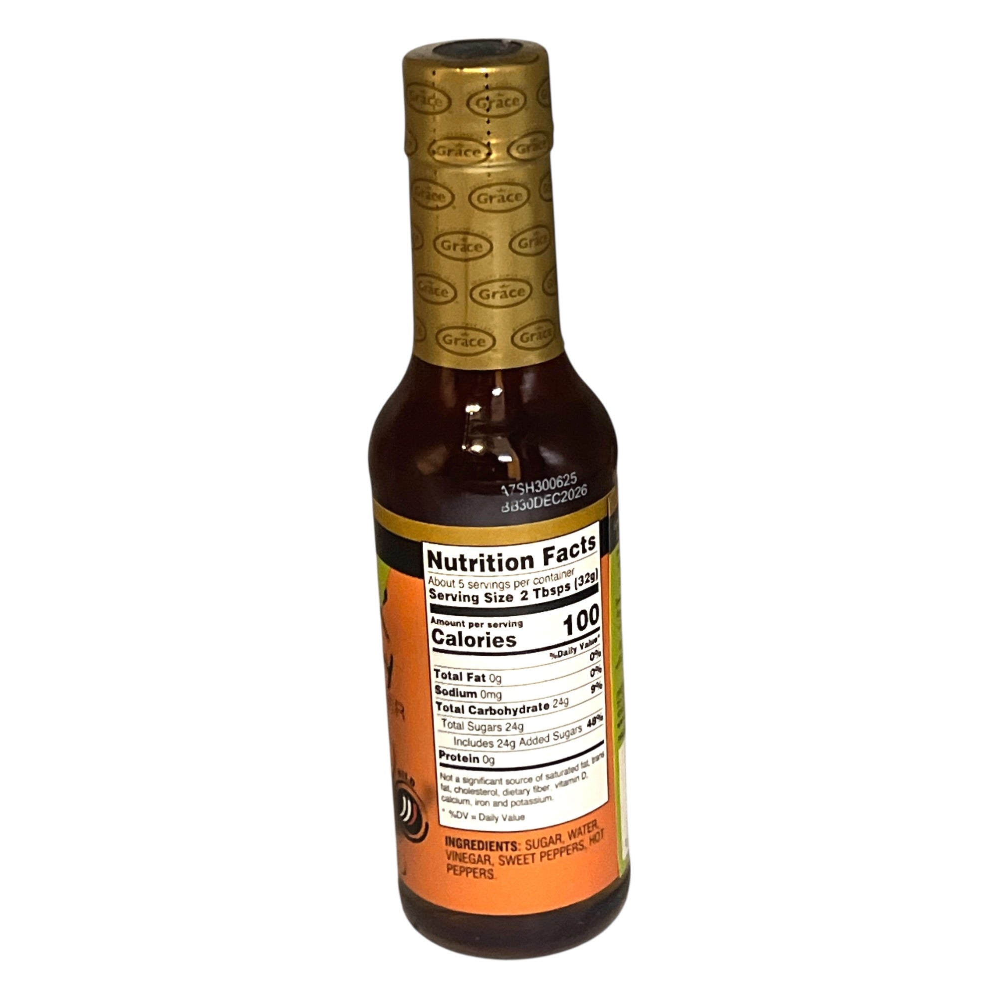 Grace Sweet N Spicy Hot Pepper Sauce 4.8 Fl Oz