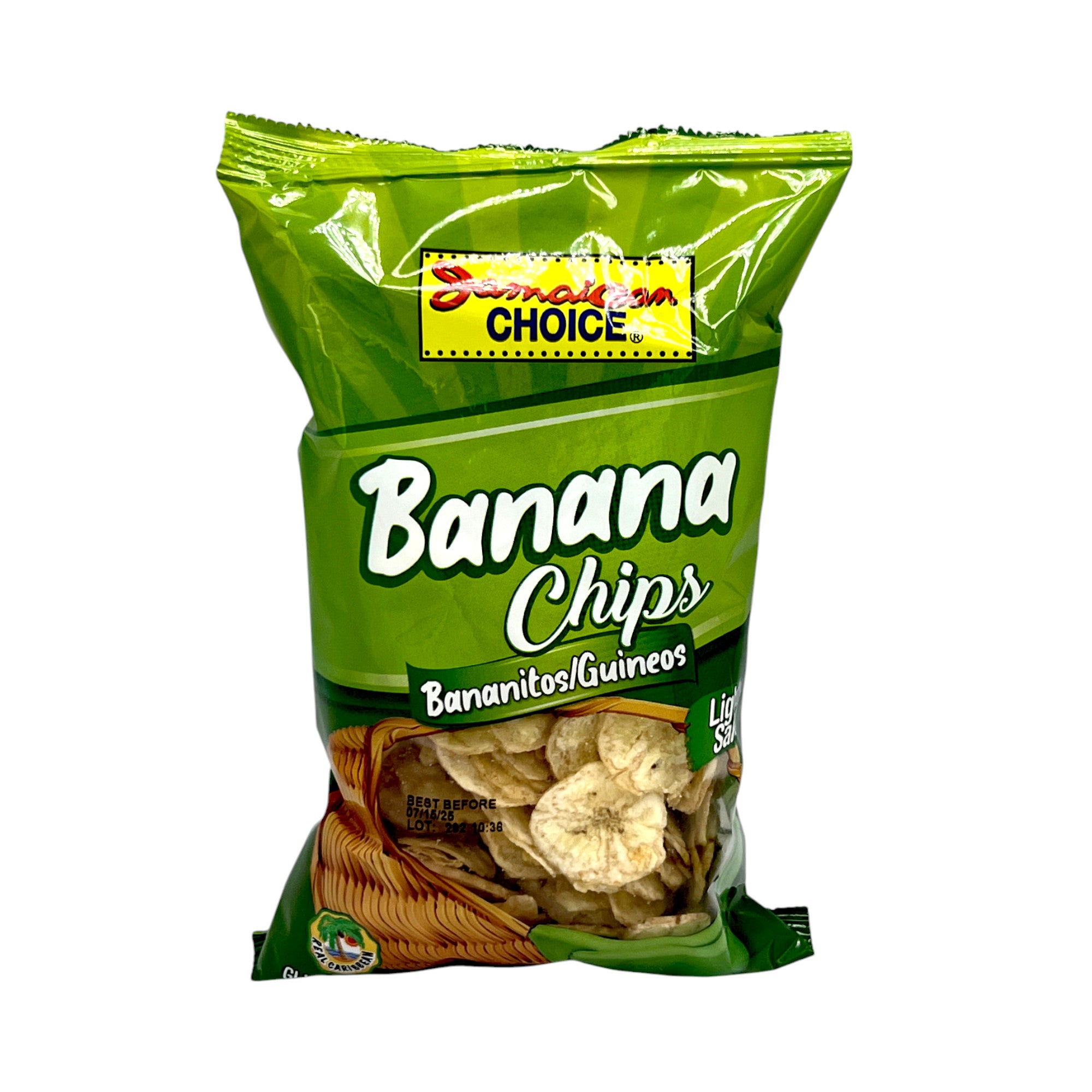 Jamaican Choice Banana Chips 2.5 Oz.