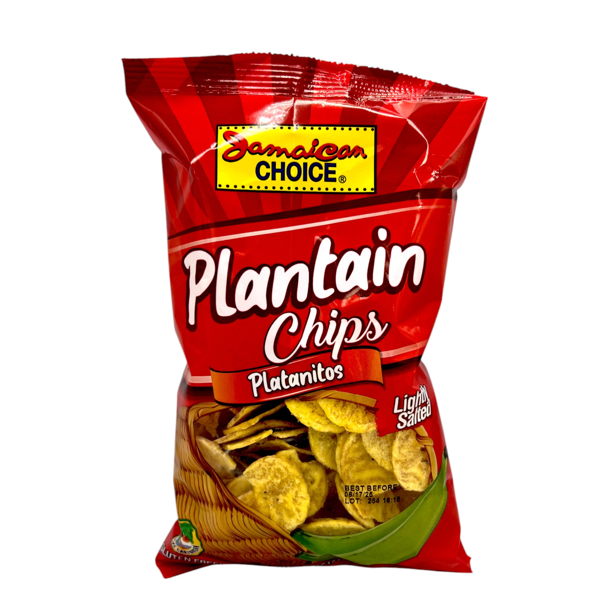 Jamaican Choice Plantain Chips 2.5 Oz.