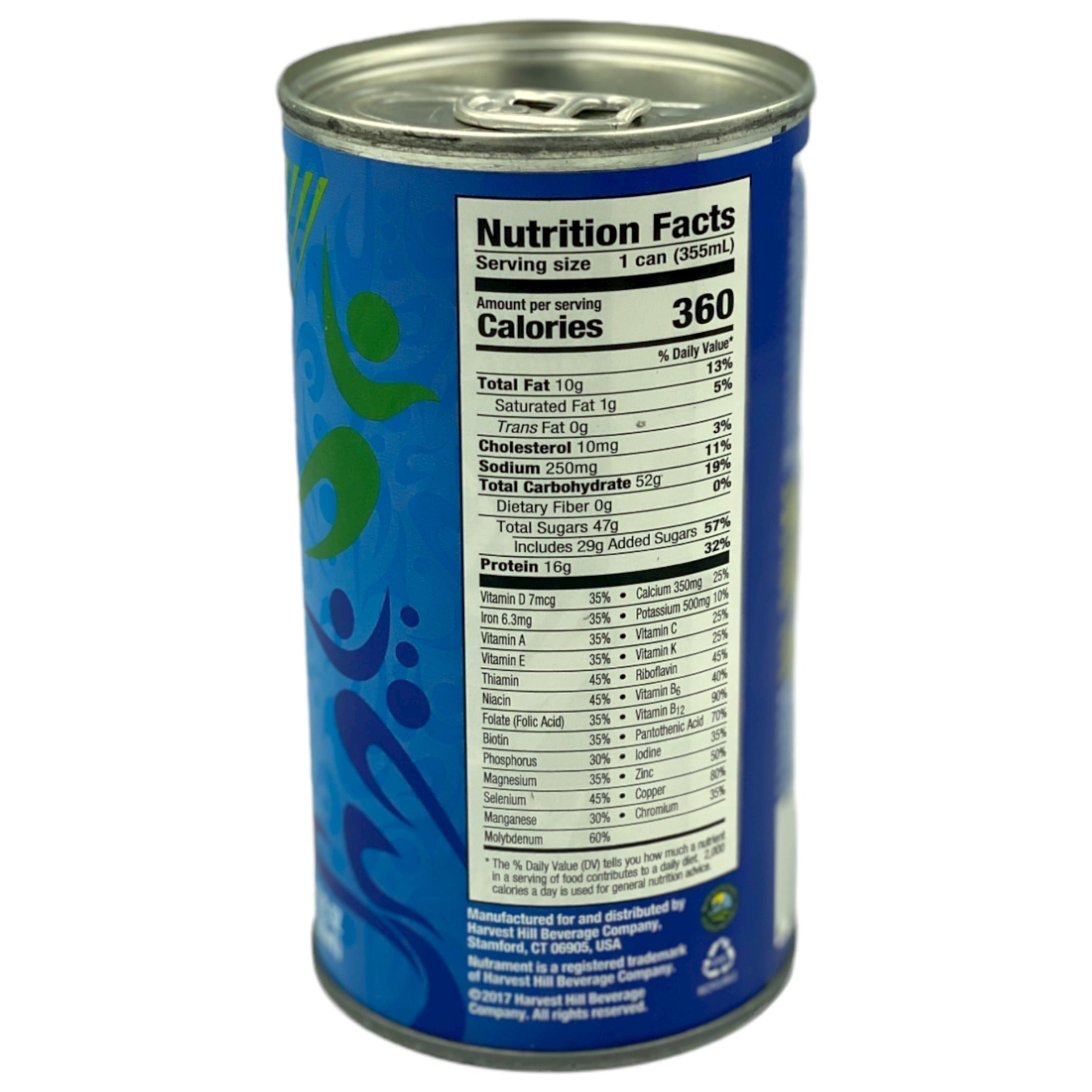 NUTRAMENT VANILLA 12 FL OZ Nutrition Facts