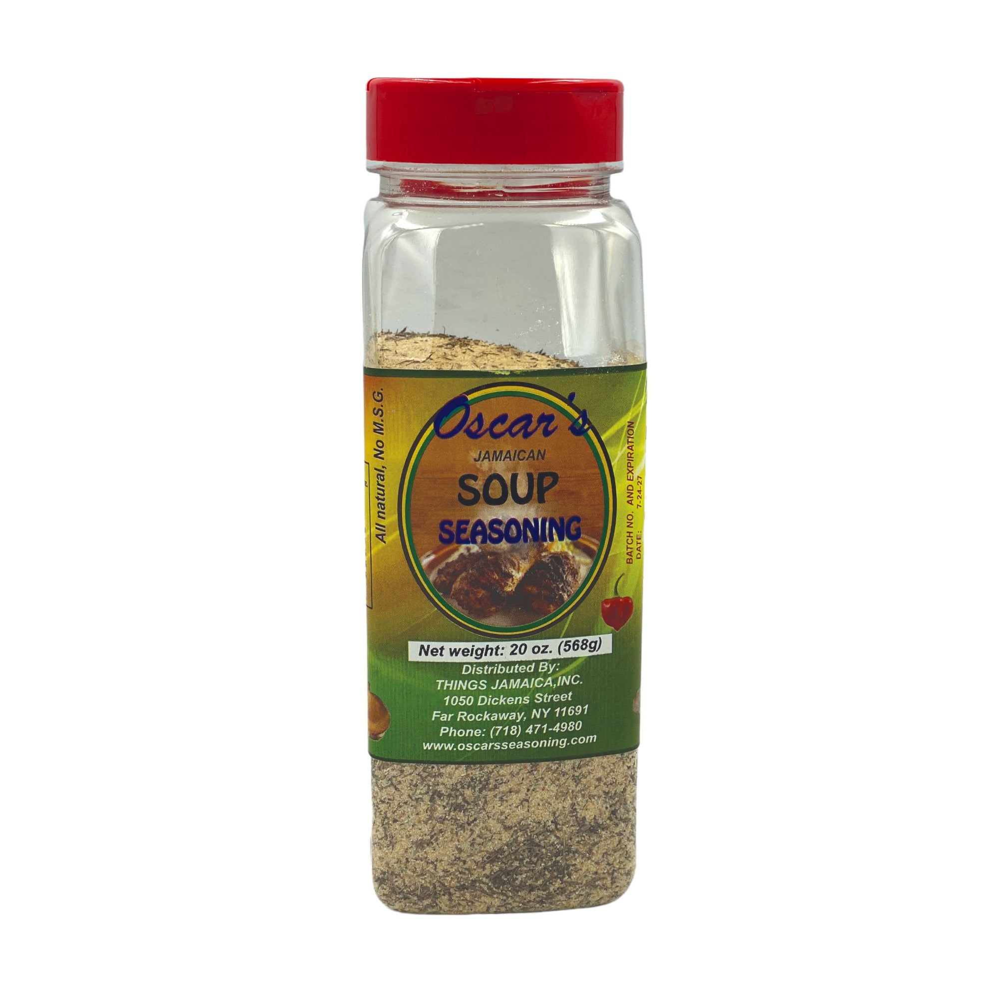 OSCAR'S SOUP SEASONING - 18 OZ