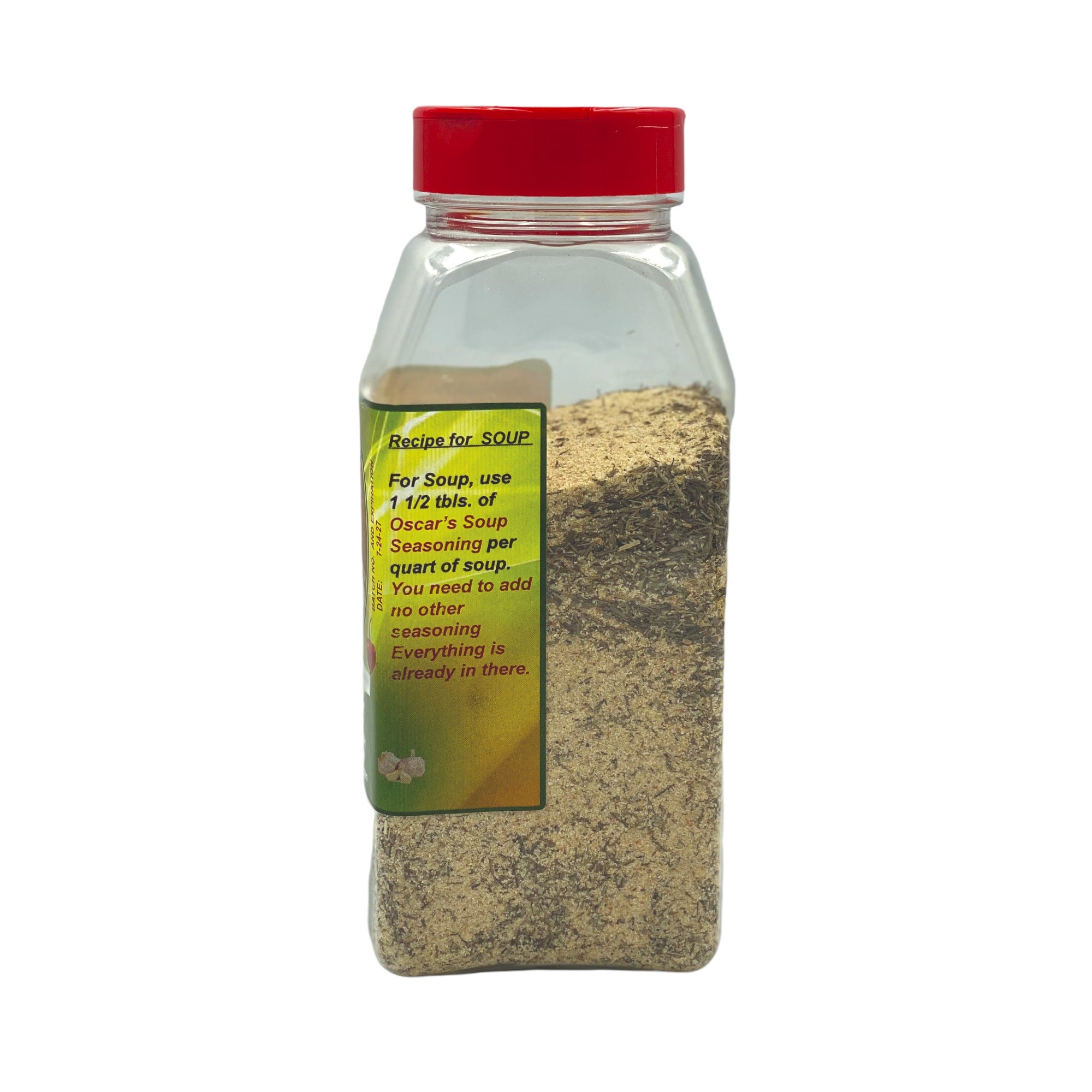 OSCAR'S SOUP SEASONING - 18 OZ