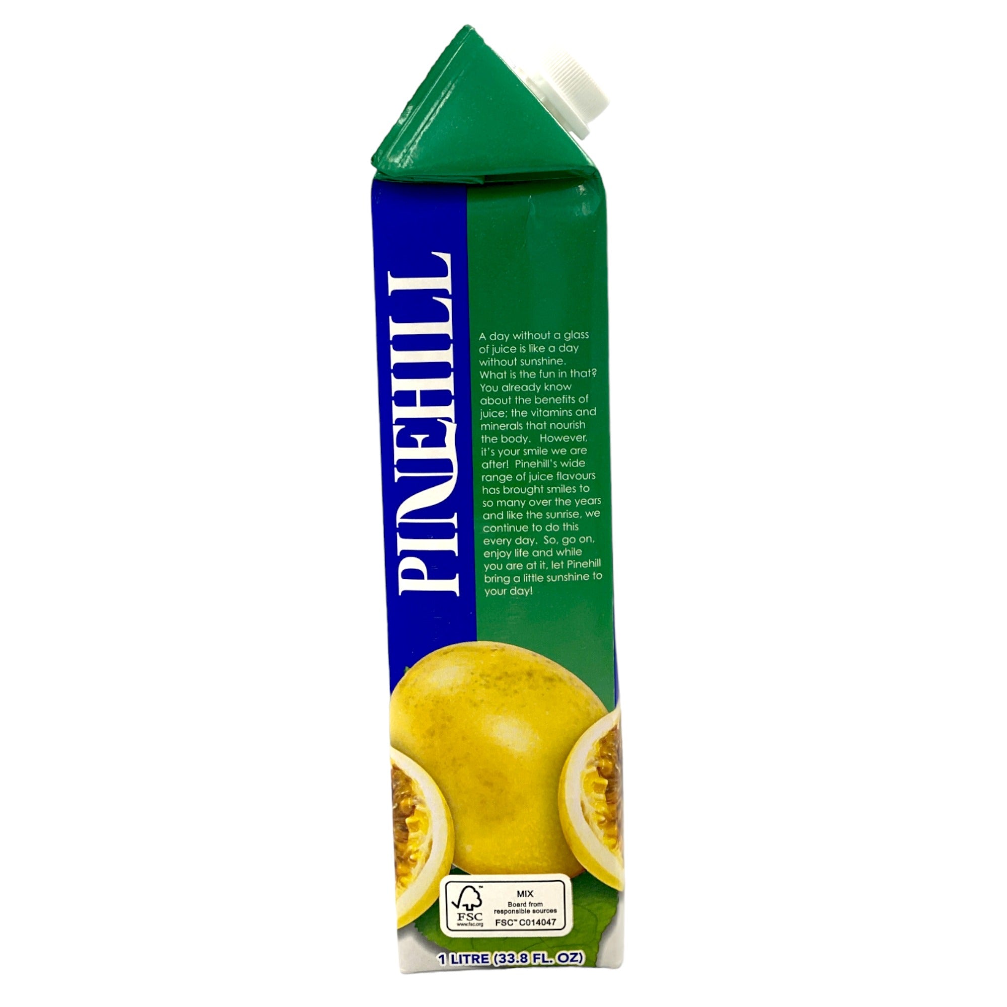 PINEHILL PASSION FRUIT JUICE DRINK 33.8 FL OZ (1L)