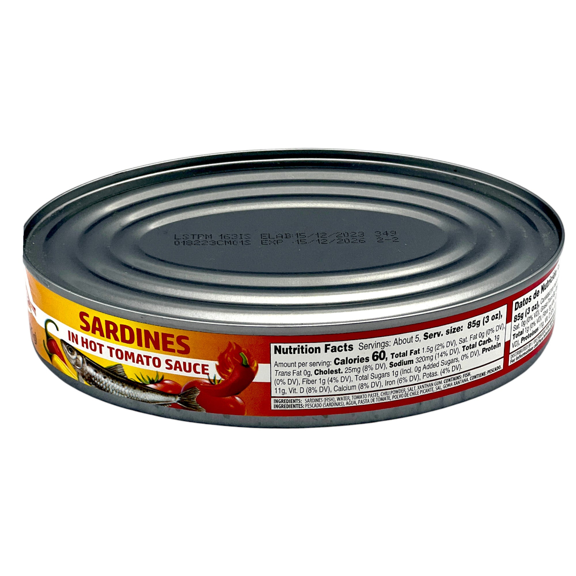 La Fe Sardines in Hot Tomato Sauce 15 Oz.