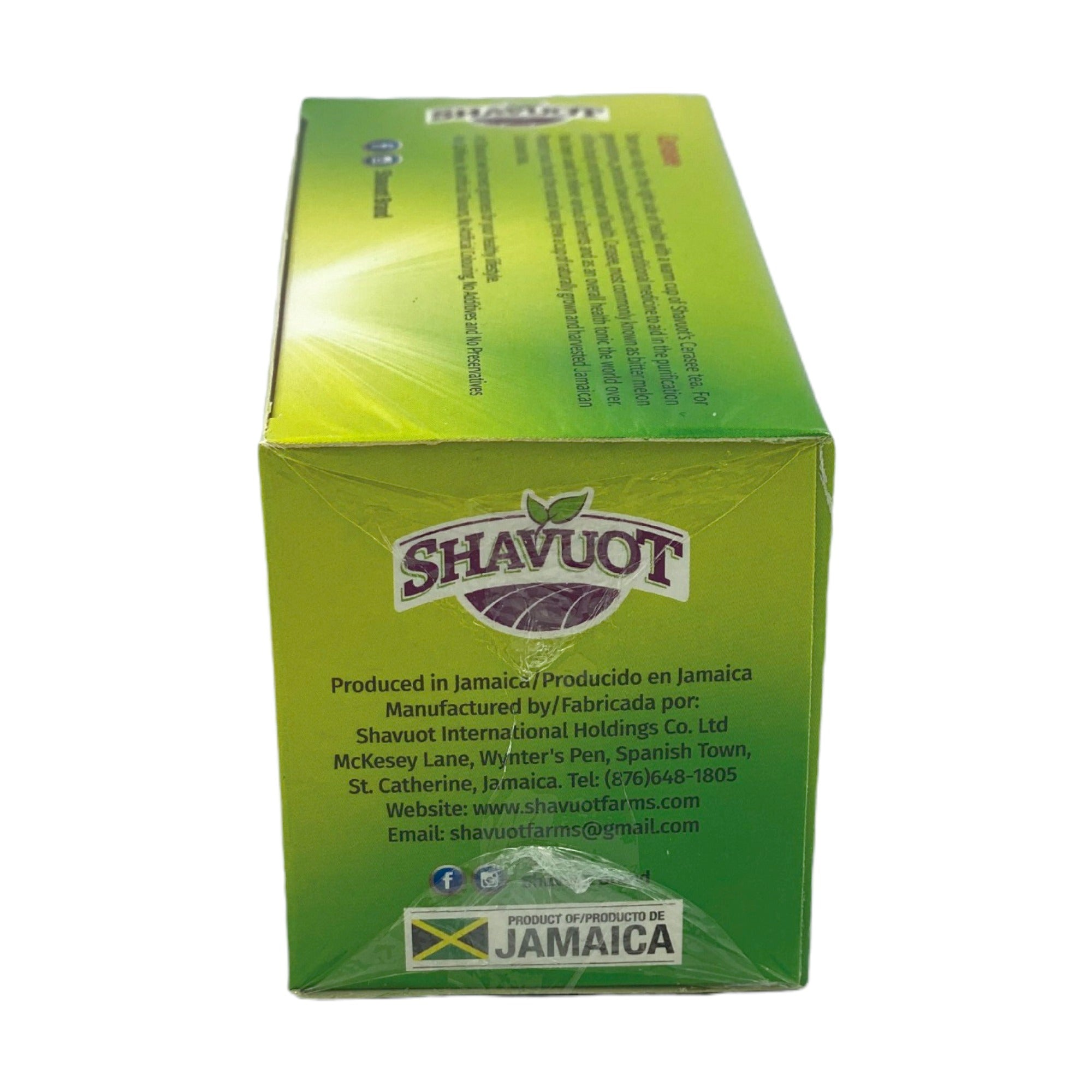 SHAVUOT CERASEE TEA (CAFFEINE FREE) - 24 TEA BAGS 1.3 OZ (36 G)