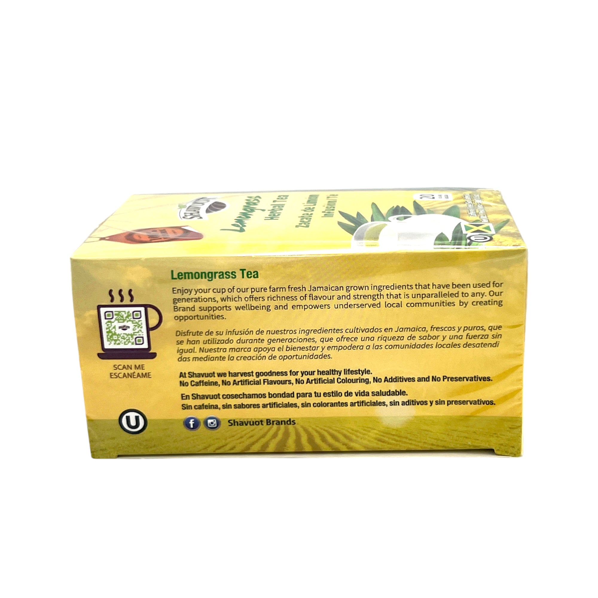 Shavuot Lemongrass Herbal Tea 1.05 Oz.