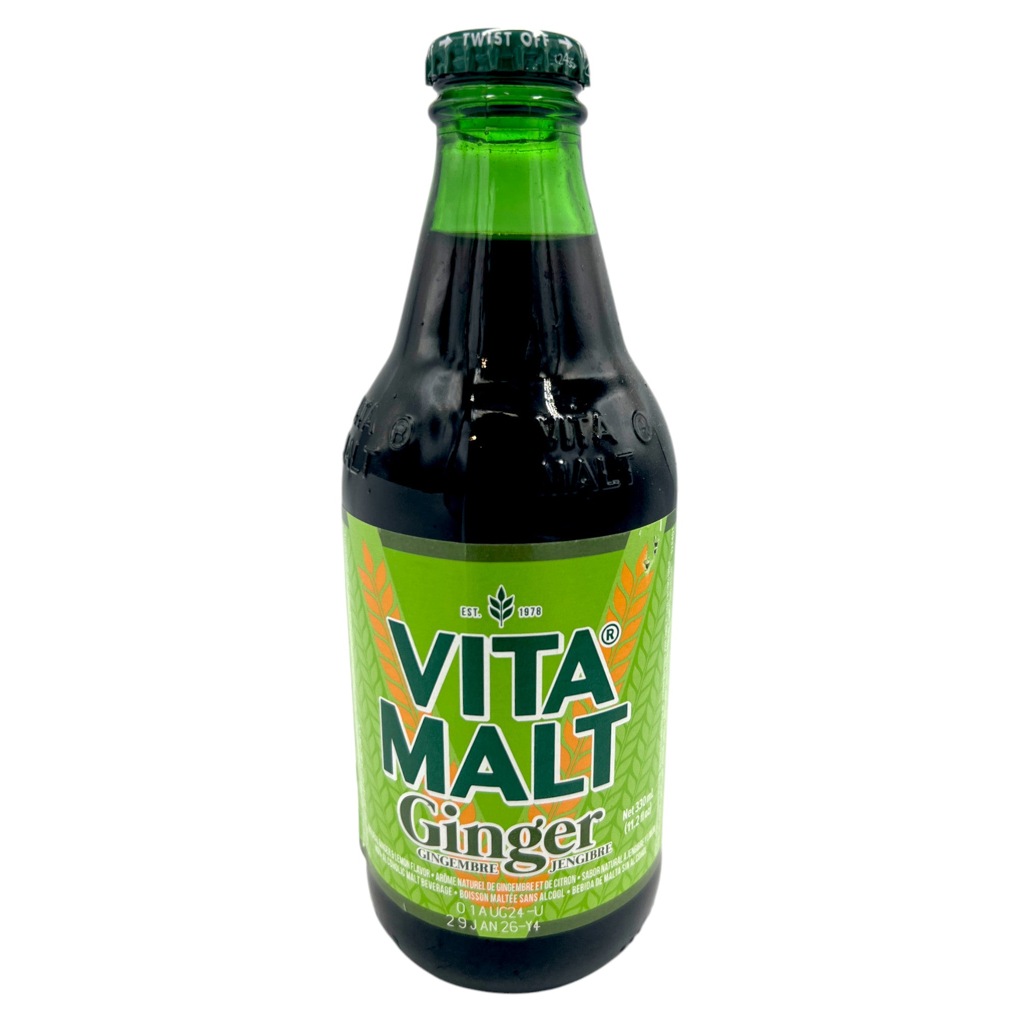 Vita Malt Ginger 11.2 Fl Oz (330 Ml)