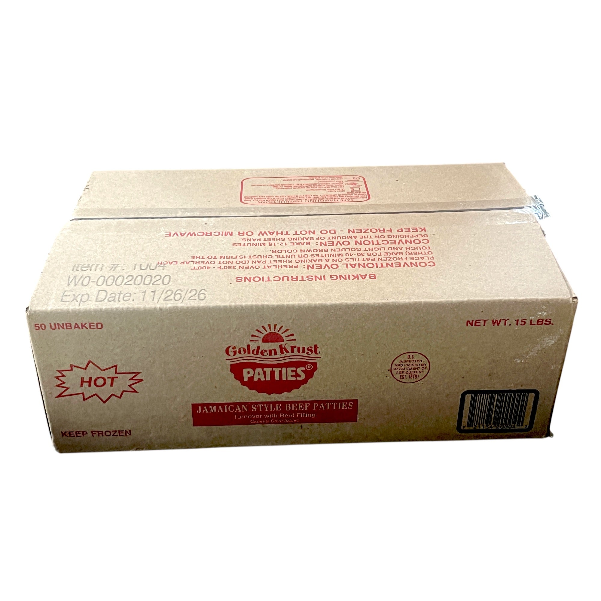 Golden Krust Bakery Patty - Wholesale